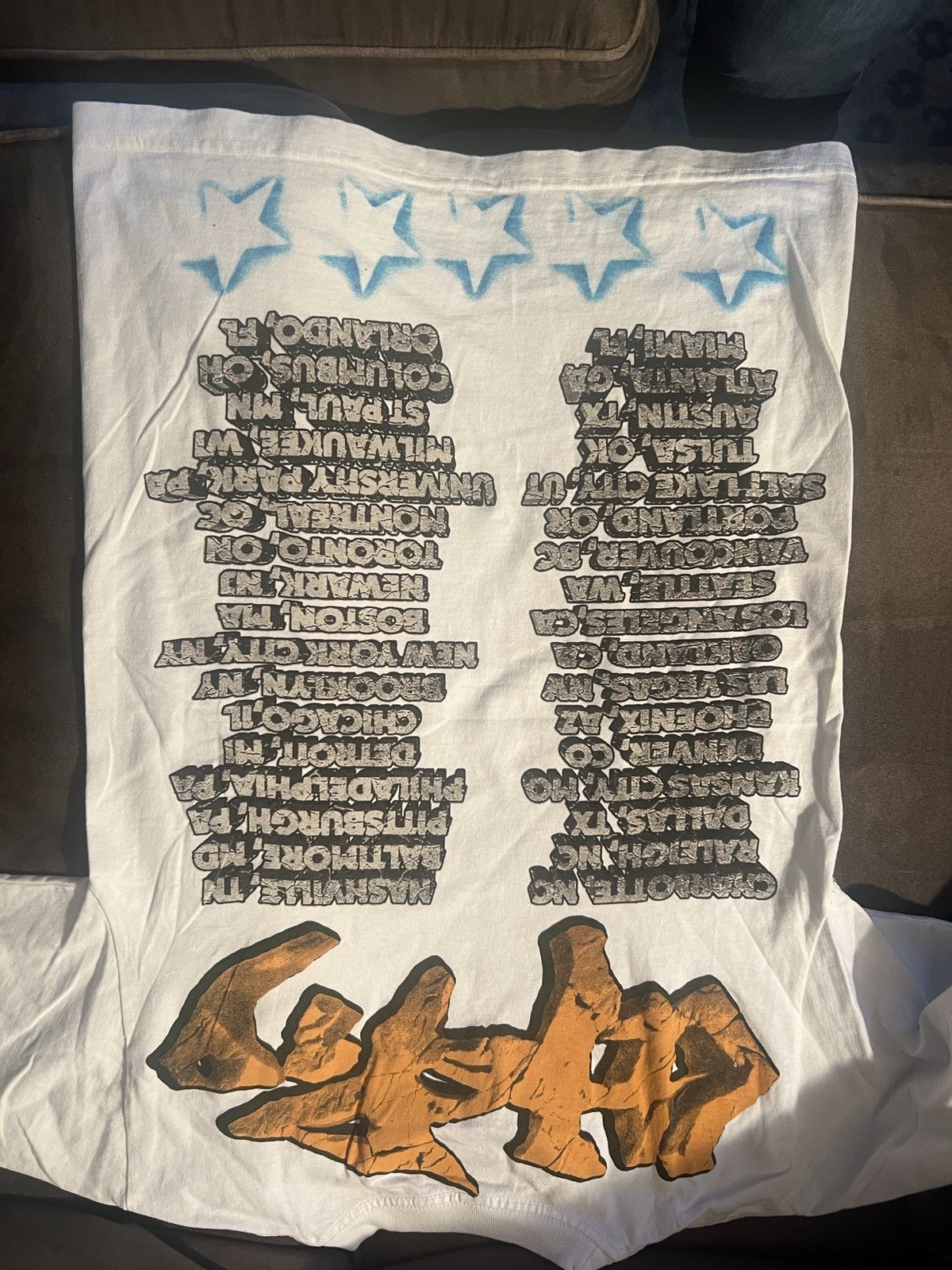 Travis Scott Travis Scott Circus Maximus Tshirt Size US S / EU 44-46 / 1 - 2 Thumbnail
