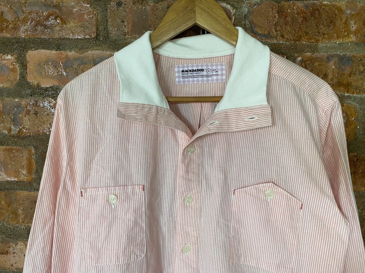 Japanese Brand × MasterPiece × PHENOMENON 🔥🔥🔥MACKDADDY gradient sweat collar button up Size US L / EU 52-54 / 3 - 3 Thumbnail