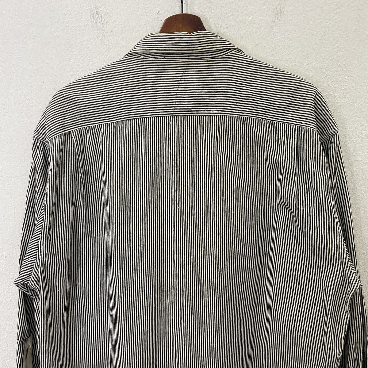 Budweiser Vintage Budweiser Hickory Stripe Button Ups Tee Size US L / EU 52-54 / 3 - 9 Thumbnail