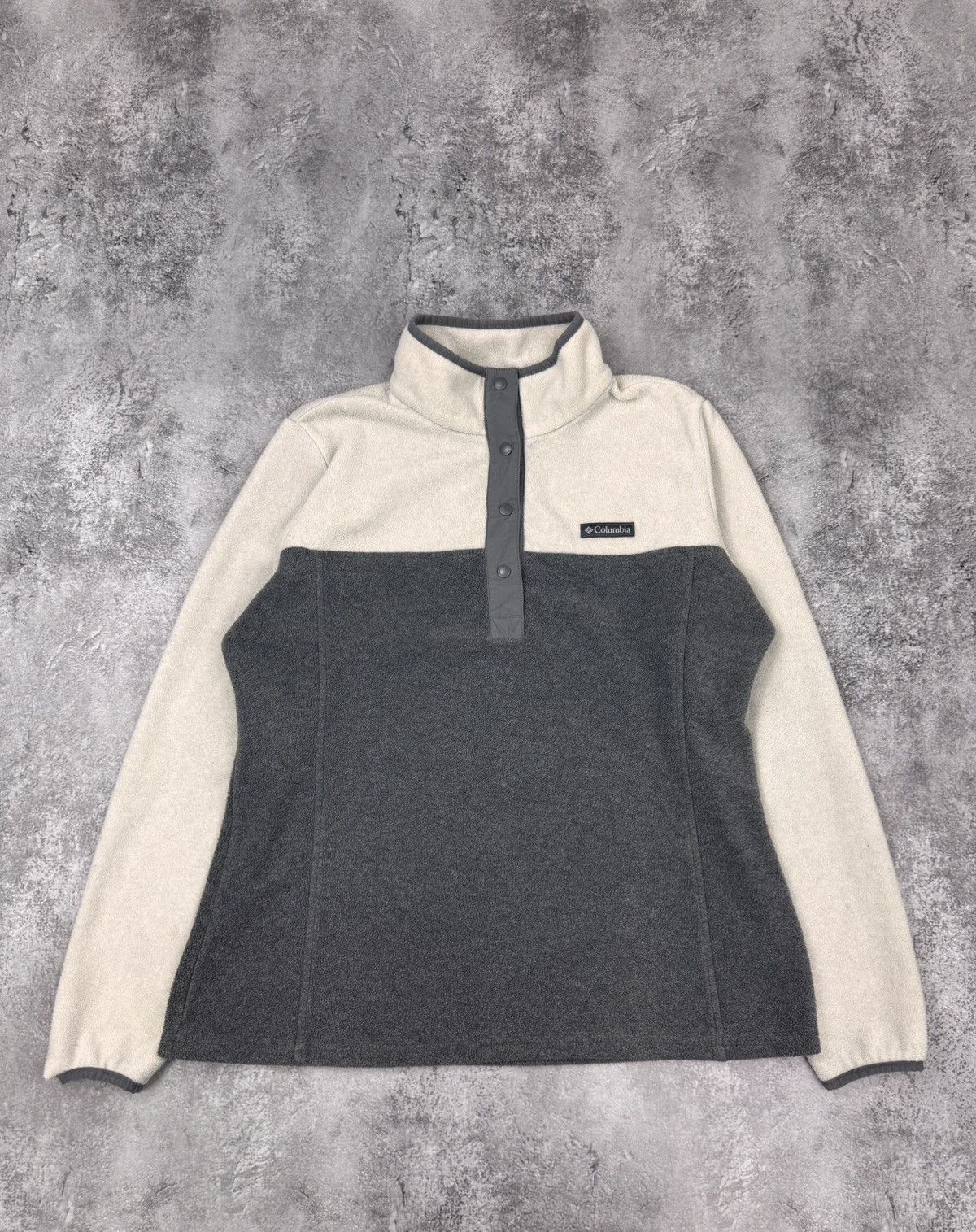 Columbia Columbia Women Fleece Pullover Beige Grey Size L Size L / US 10 / IT 46 - 1 Thumbnail