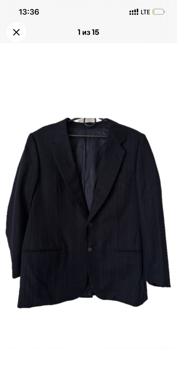 Lanvin Dark blue blazer Size 52R - 1 Thumbnail