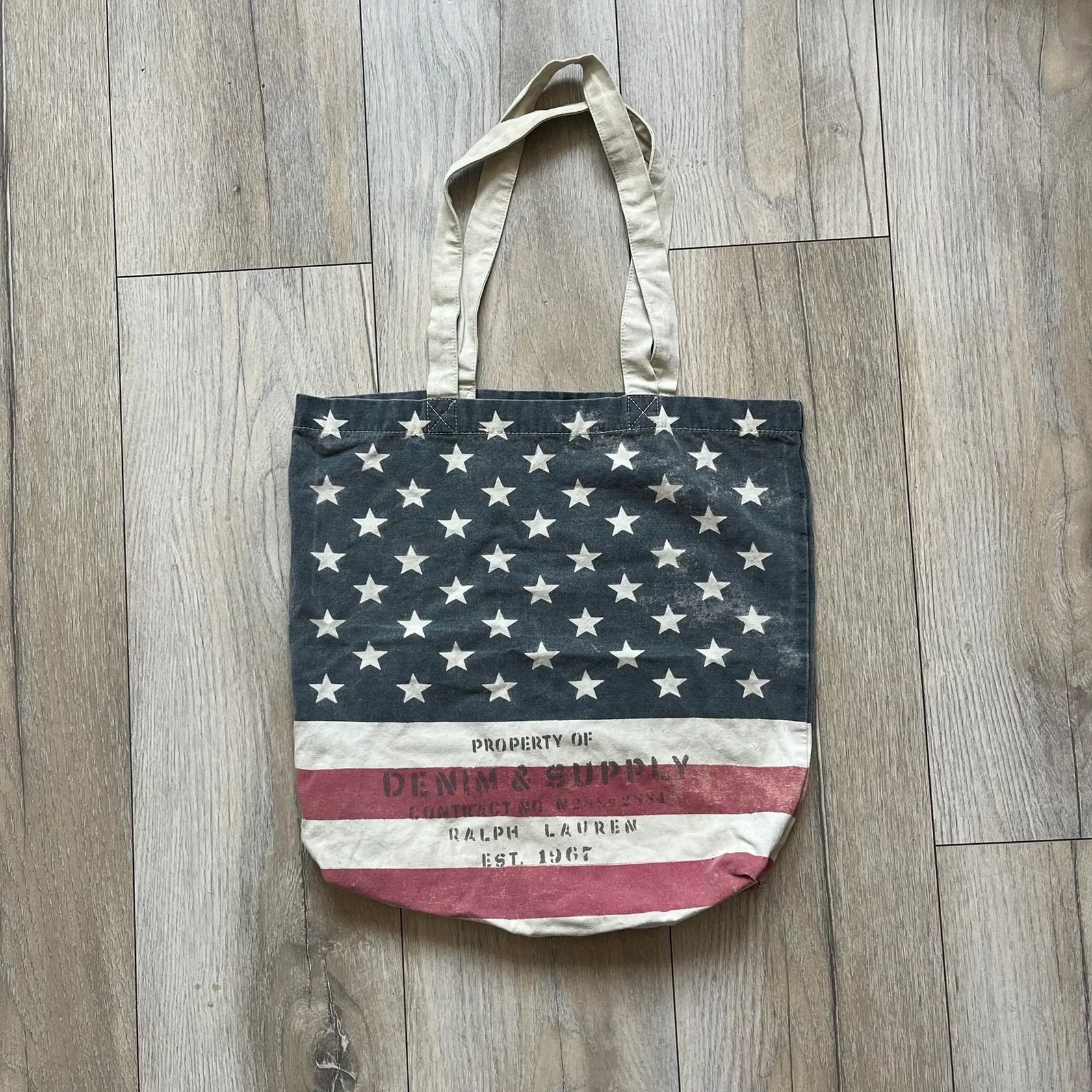 Denim & Supply Ralph Lauren Ralph Lauren Denim & Supply USA Flag Tote bag Size ONE SIZE - 1 Thumbnail