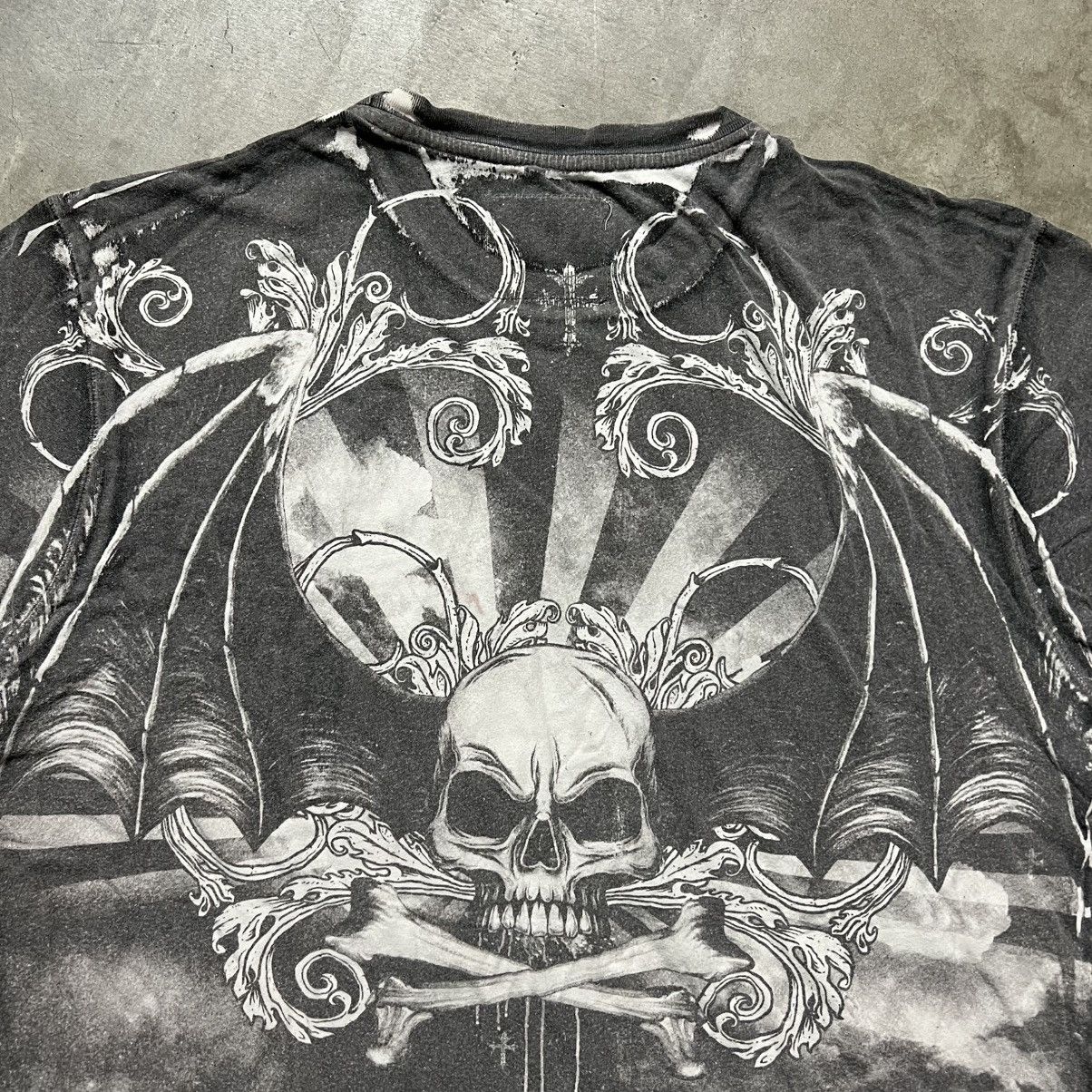 Affliction × Ed Hardy × Southpole Retro Fit Distressed Contrast Graphic T-Shirt Size US M / EU 48-50 / 2 - 5 Thumbnail