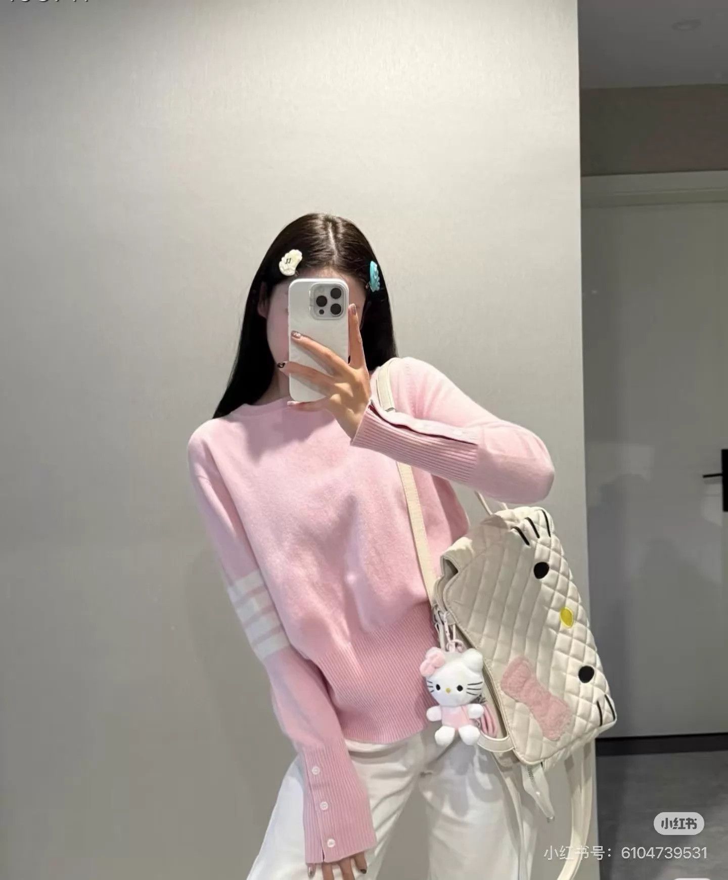 Thom Browne Thom Browne Sakura Pink Cotton Preppy Top 36 New w/ Tags Size XS / US 0-2 / IT 36-38 - 6 Thumbnail