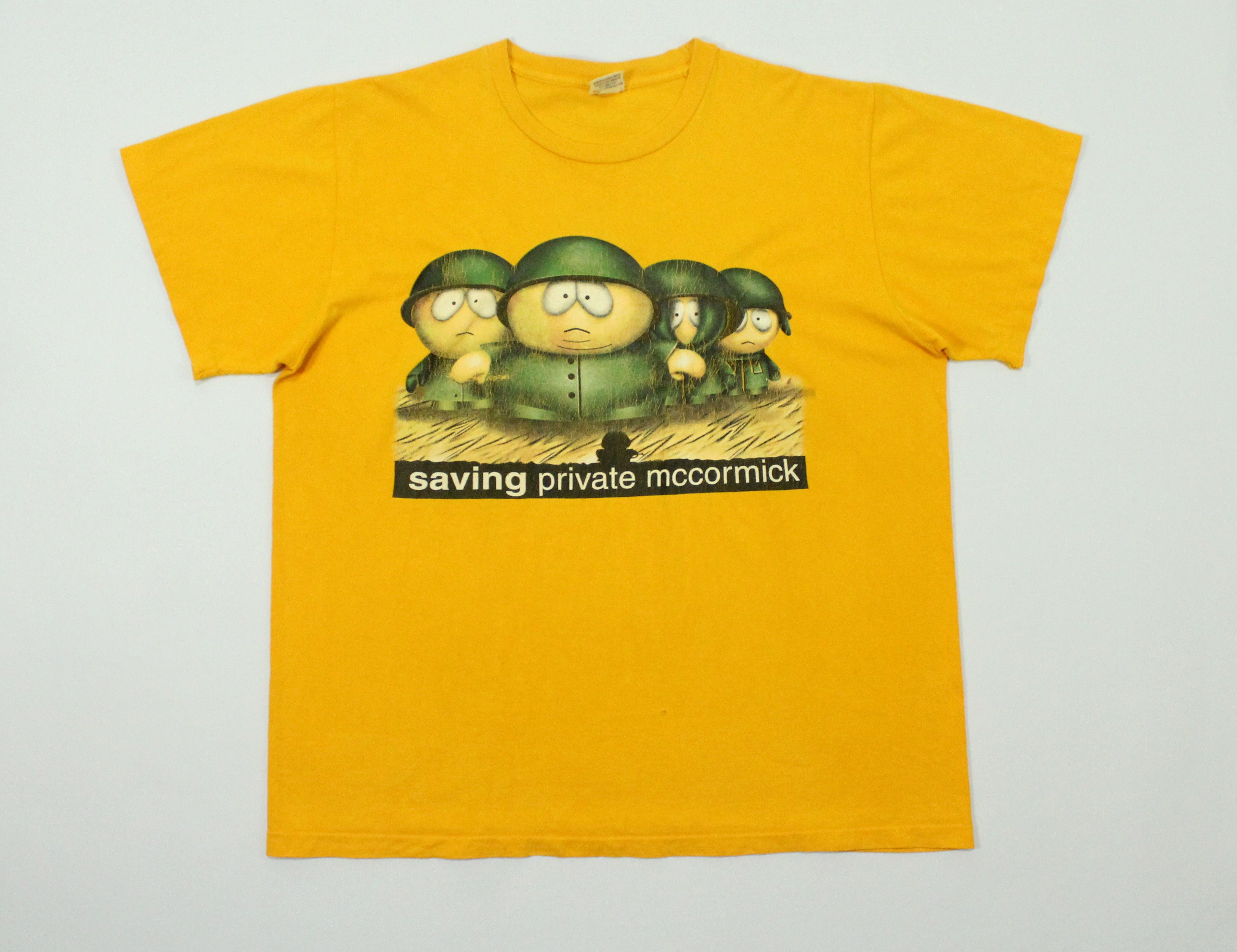 Vintage Vintage SAVING PRIVATE MCCORMICK T Shirt South Park Size US L / EU 52-54 / 3 - 6 Thumbnail