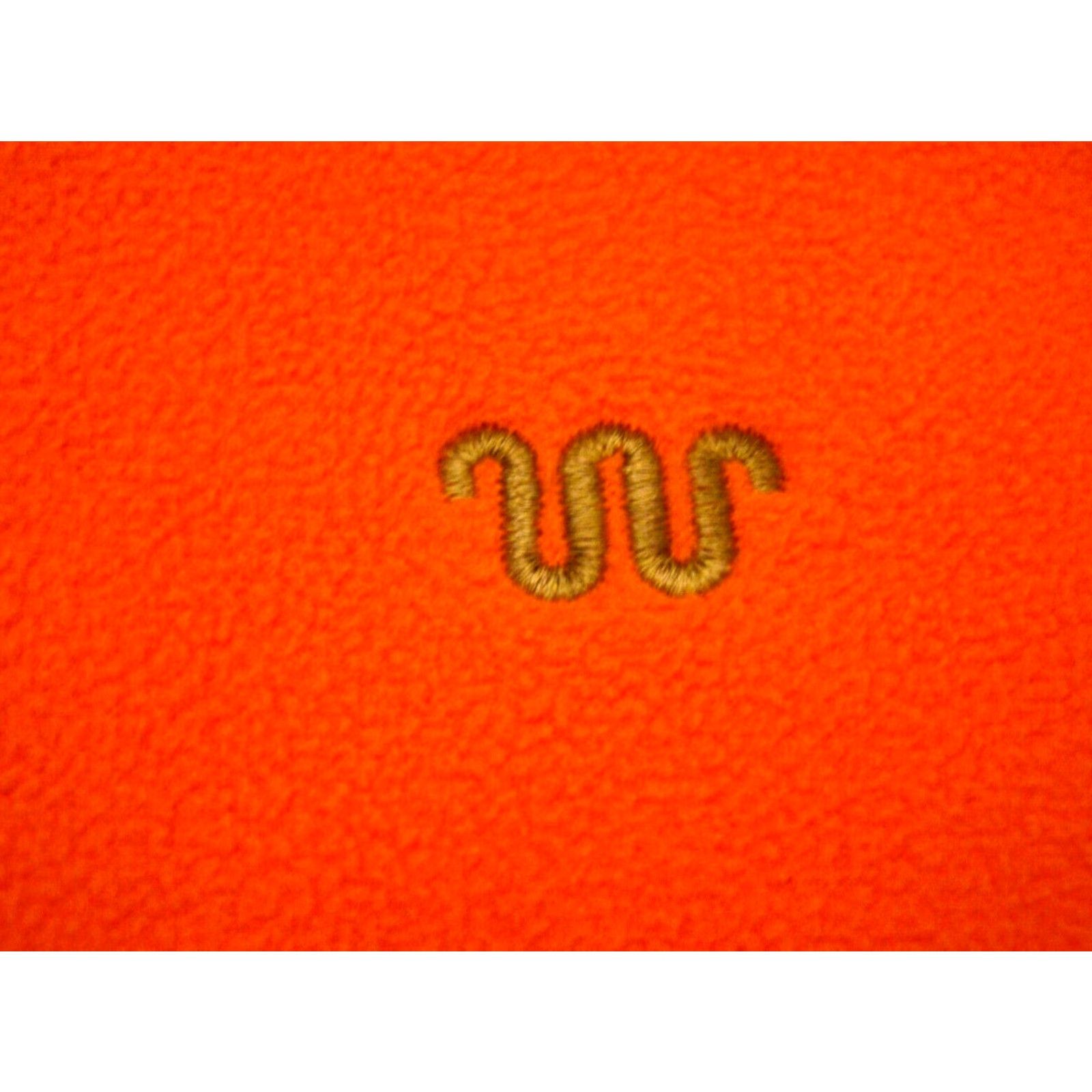 Vintage VINTAGE: King Ranch Orange Zip Up Long Sleeve Fleece Jacket Size US M / EU 48-50 / 2 - 2 Thumbnail