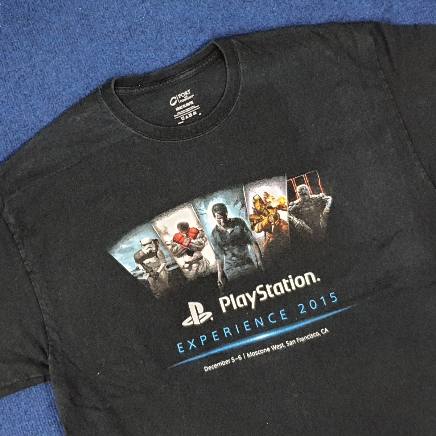 Playstation × The Game × Vintage Vintage Playstation Game Experience 2015 Tshirt Size US XL / EU 56 / 4 - 2 Thumbnail