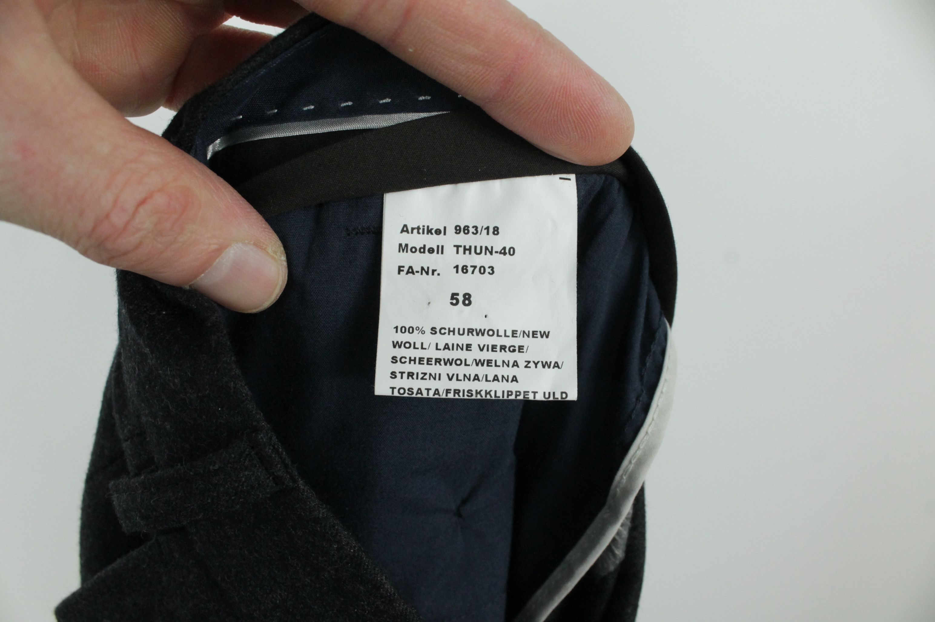 Other Paul Kehl Gray Flannel Wool Trousers Dress Pans Men's Size 48R - 8 Thumbnail