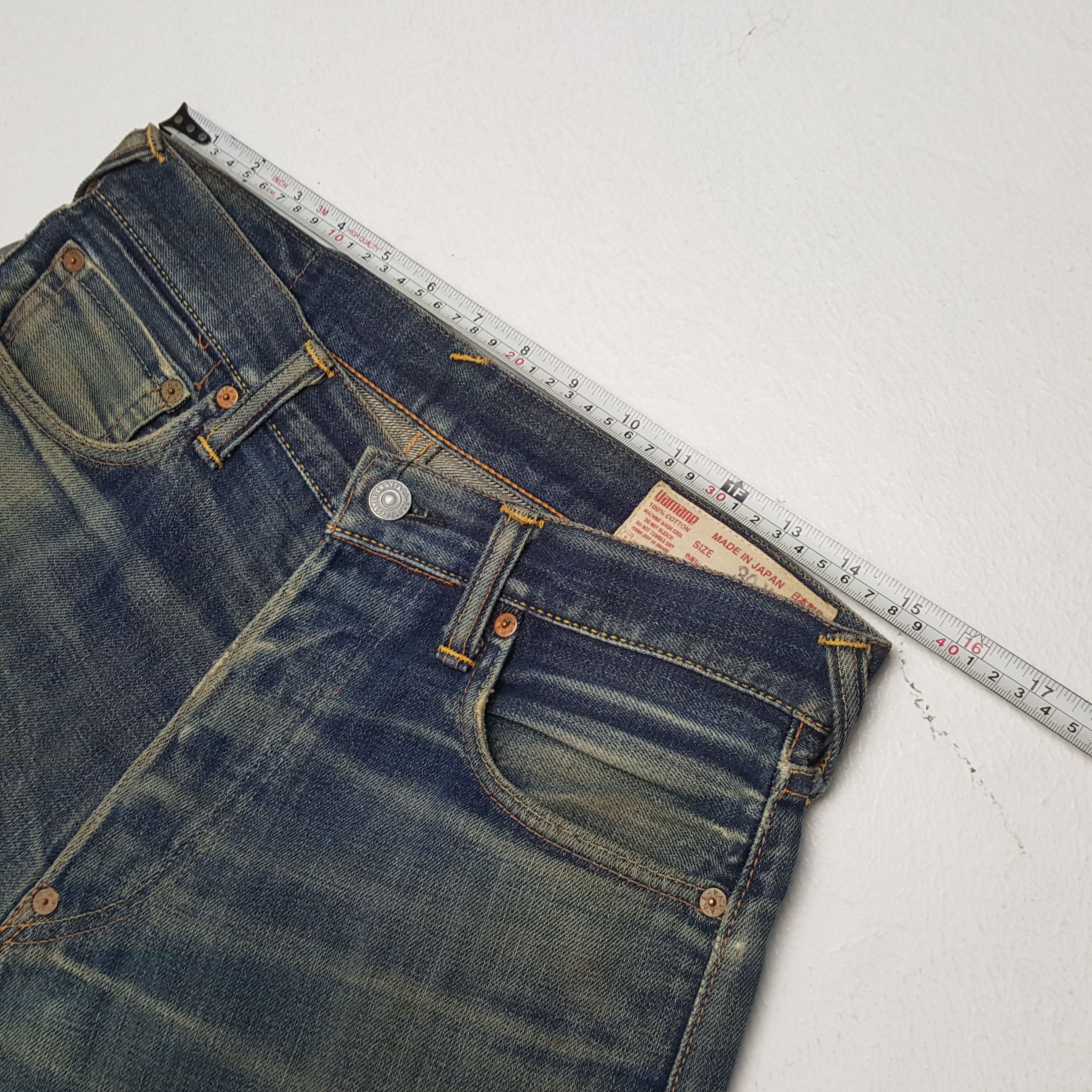 Evisu × Japanese Brand × Vintage Vintage EVISU Japanese Brand Daicock Custom Distressed Jeans Size US 30 / EU 46 - 7 Thumbnail