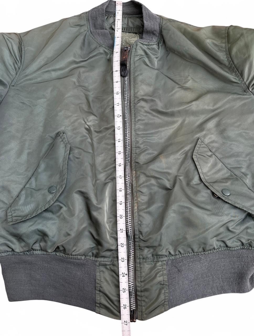 Alpha Industries Vintage Alpha Industries MA-1 Green Bomber Jacket Size US M / EU 48-50 / 2 - 8 Thumbnail