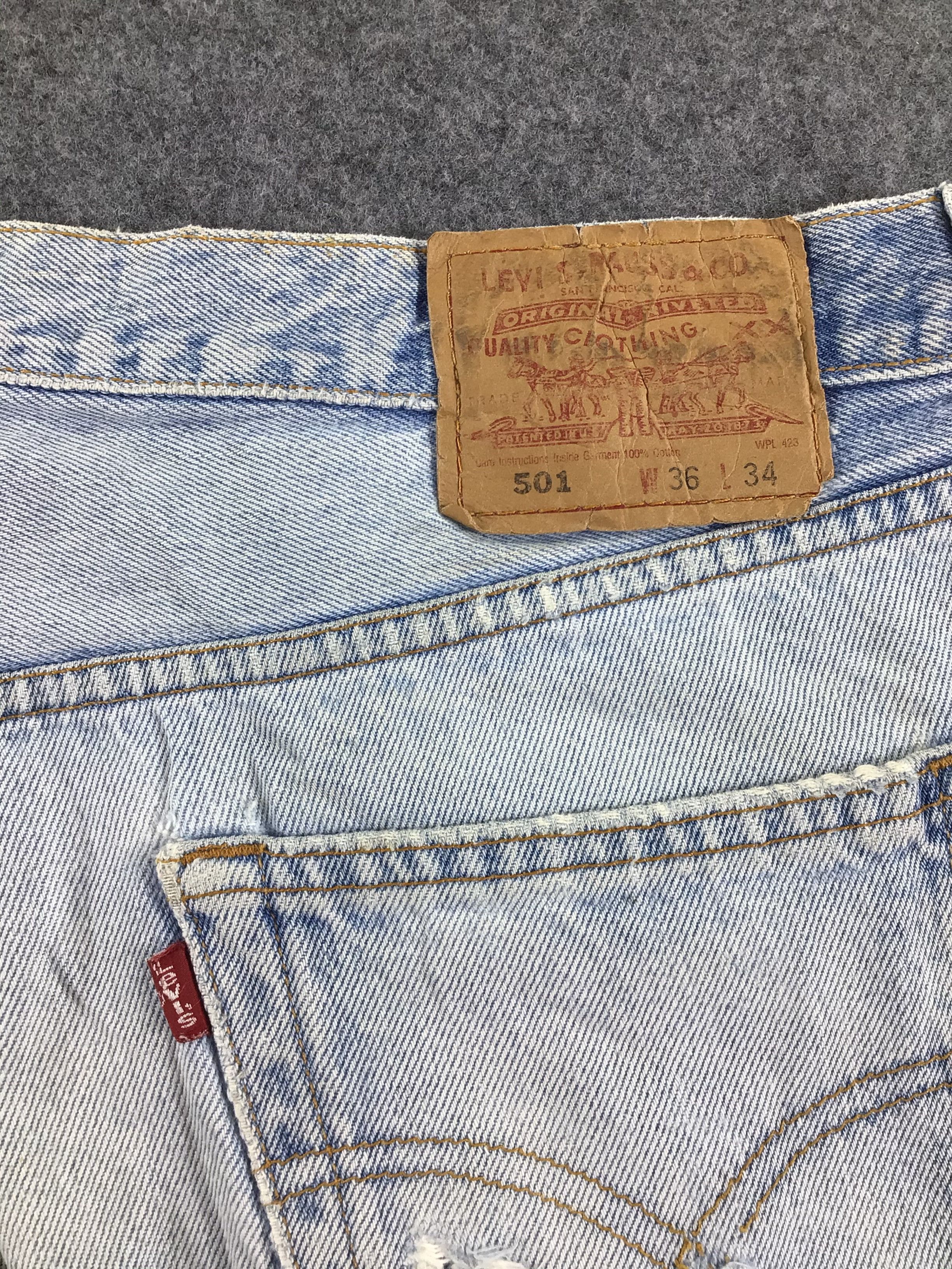 Levi's × Vintage Vintage Levis 501 Jeans-JM054 Size US 36 / EU 52 - 4 Thumbnail