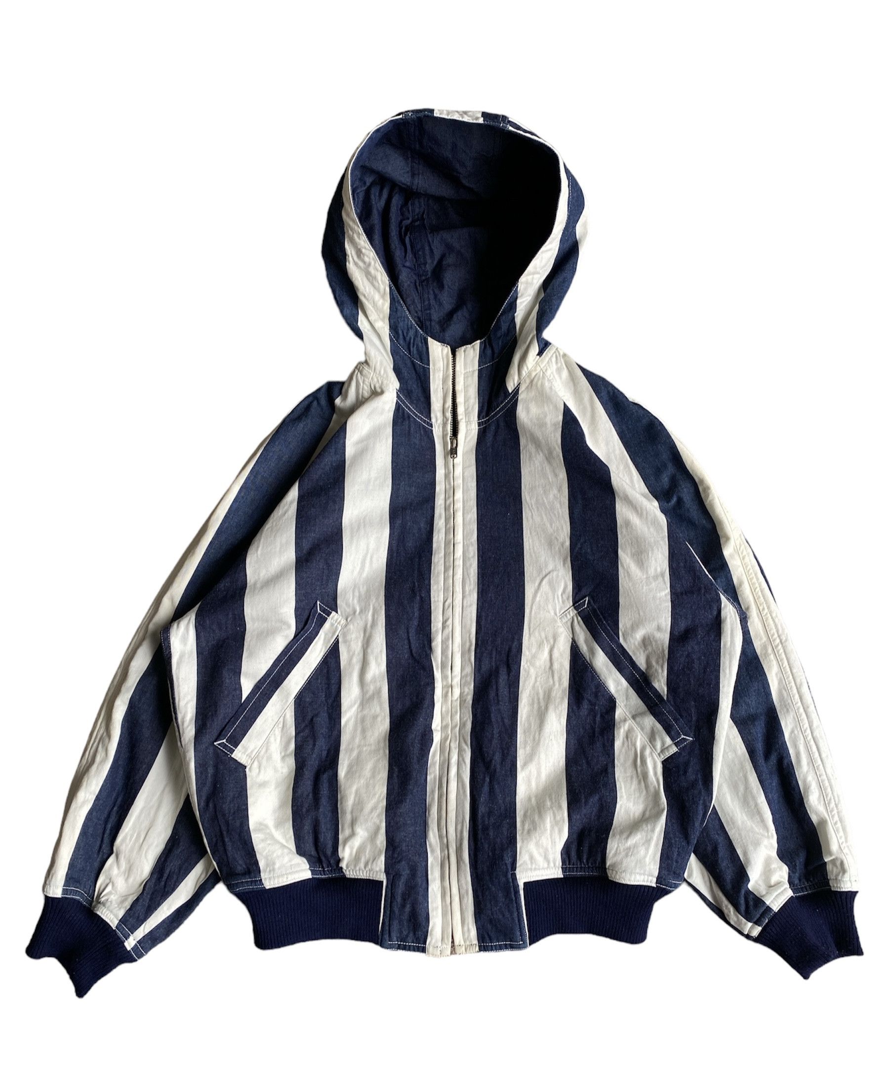 Issey Miyake × Vintage 💥Vintage IS Issey Miyake Reversible Hooded Bomber Jackets Size US M / EU 48-50 / 2 - 5 Thumbnail