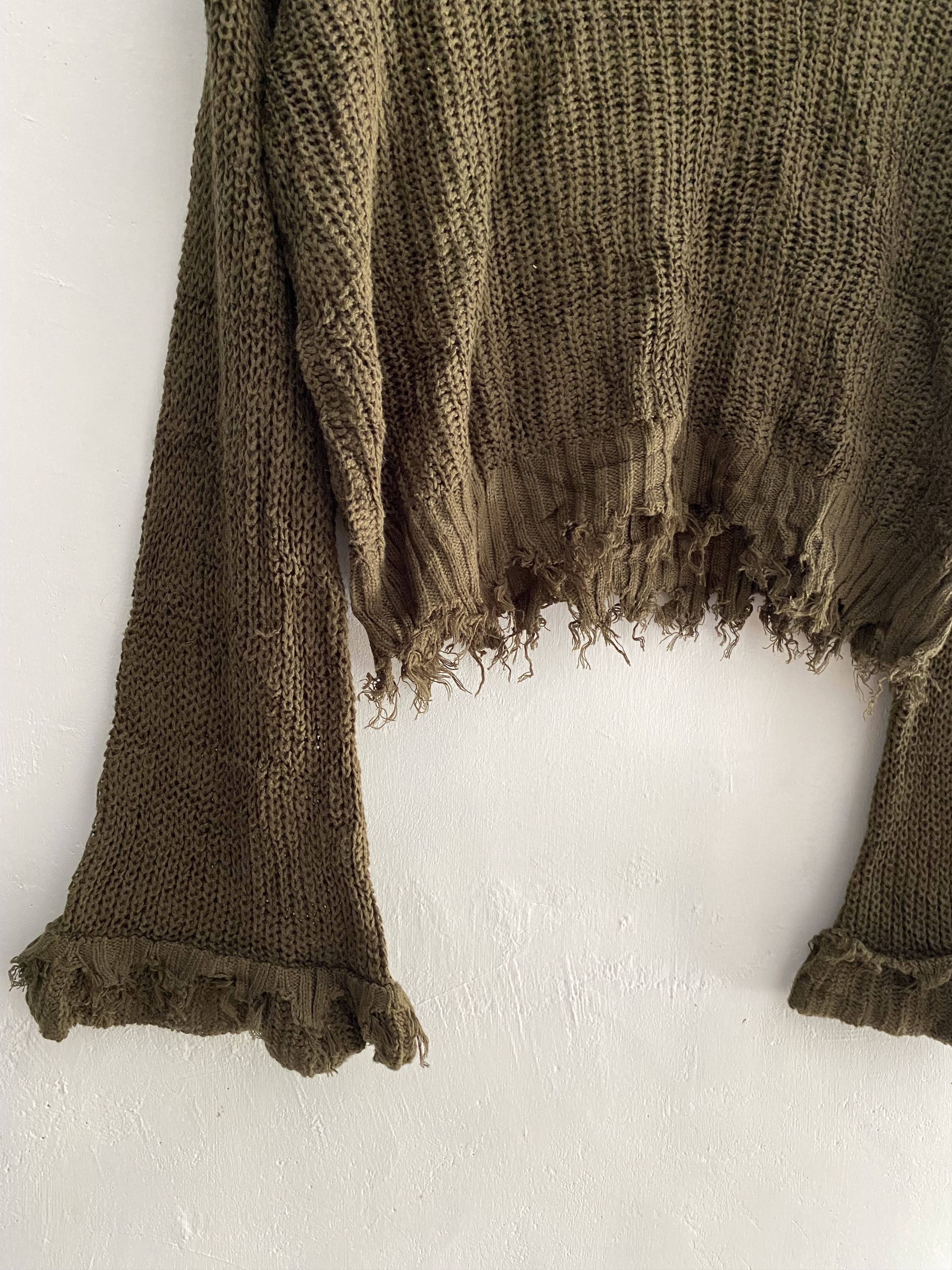 Hysteric Glamour × If Six Was Nine × Japanese Brand Vintage egoist distressed flared knit Size US M / EU 48-50 / 2 - 3 Thumbnail
