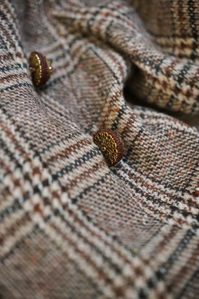 Valentino Valentino Plaid wool tweed coat set Size M / US 6-8 / IT 42-44 - 6 Thumbnail