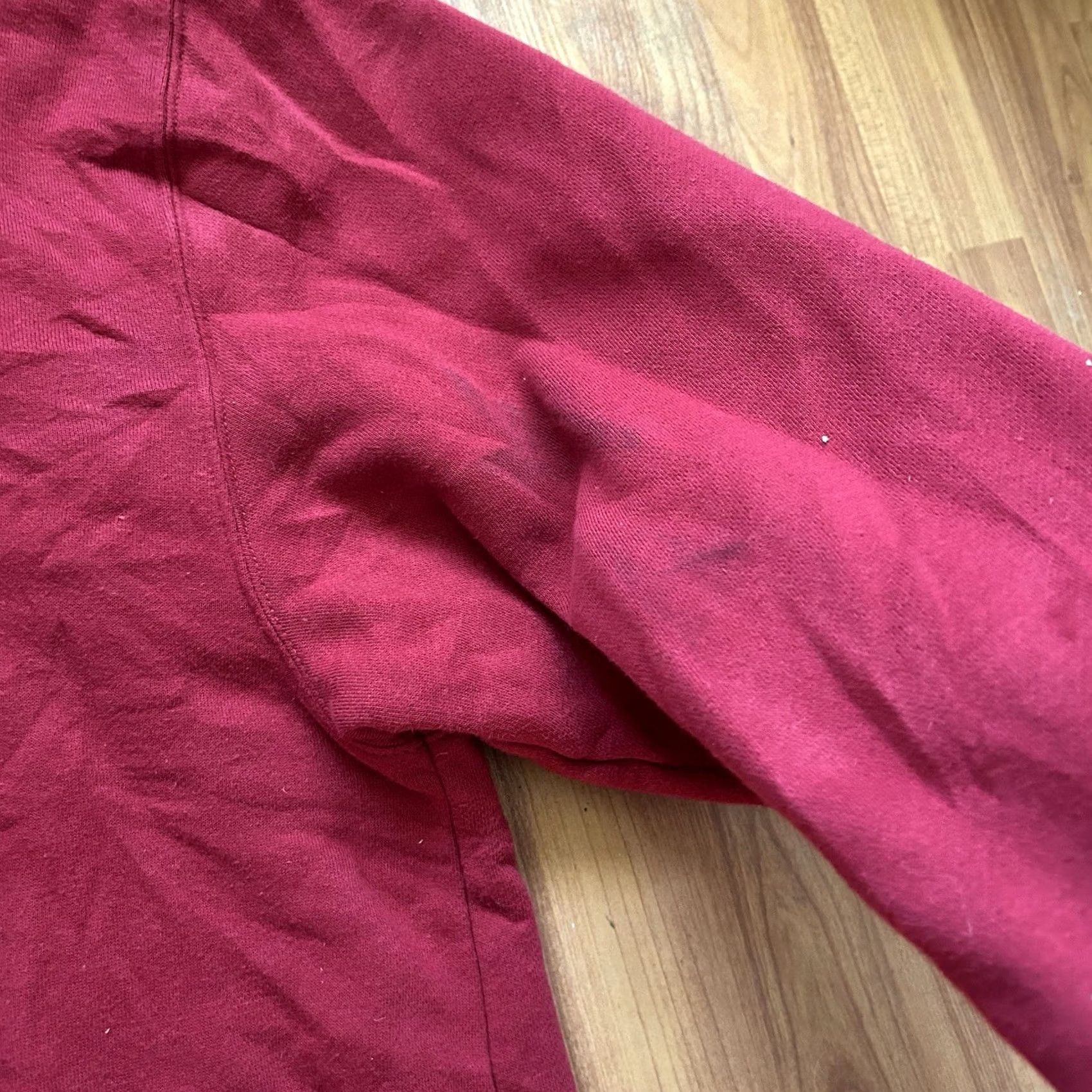 Jansport VINTAGE Jansport Hoodie College Full Zip IUPUI 2000s Y2K XL Red Men Mens XL Size US XL / EU 56 / 4 - 4 Thumbnail