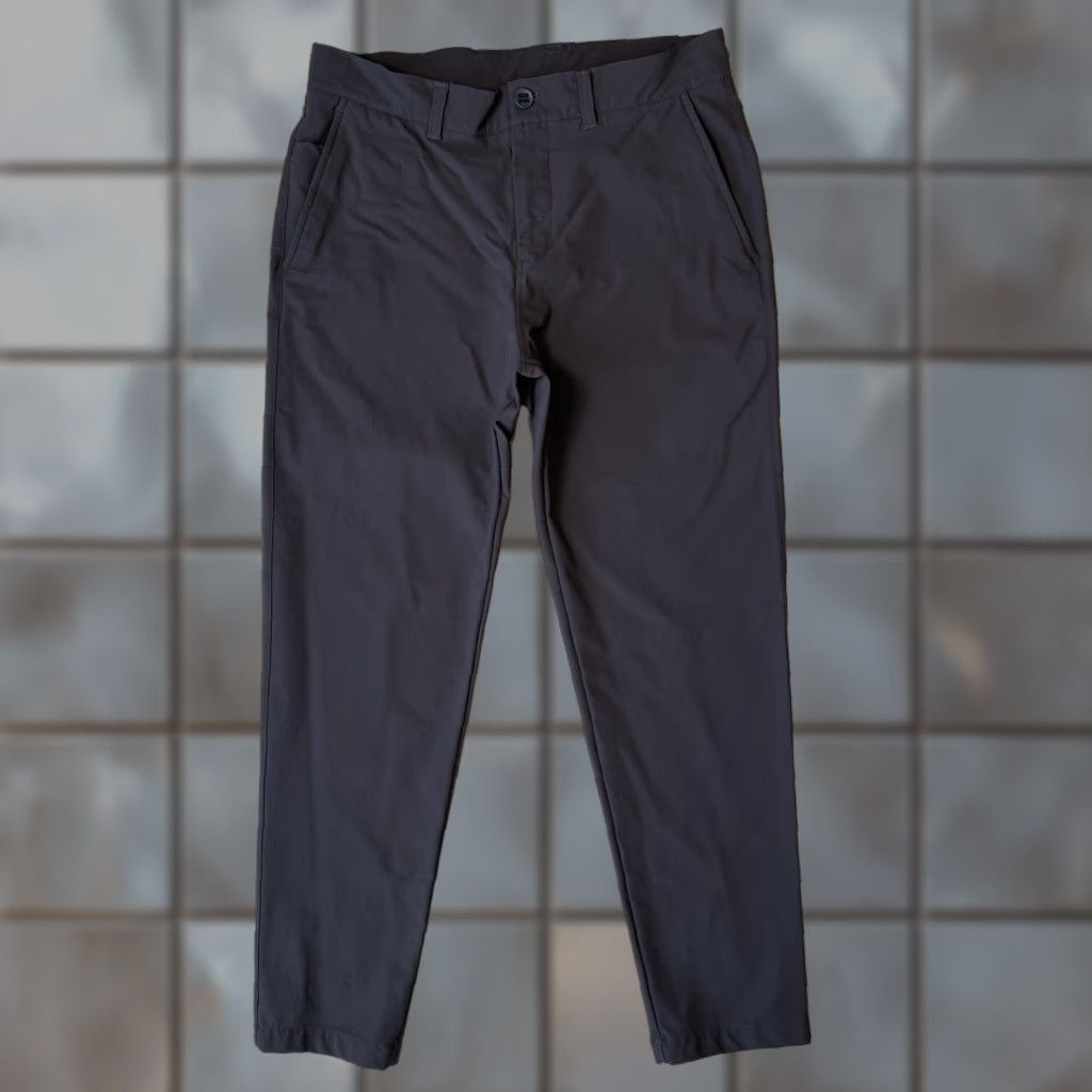 Lululemon Lululemon Heavy Twill Trouser Pants 34 Brown Athletic Straight Mens Tight Tapered Khakis Size US 34 / EU 50 - 1 Thumbnail