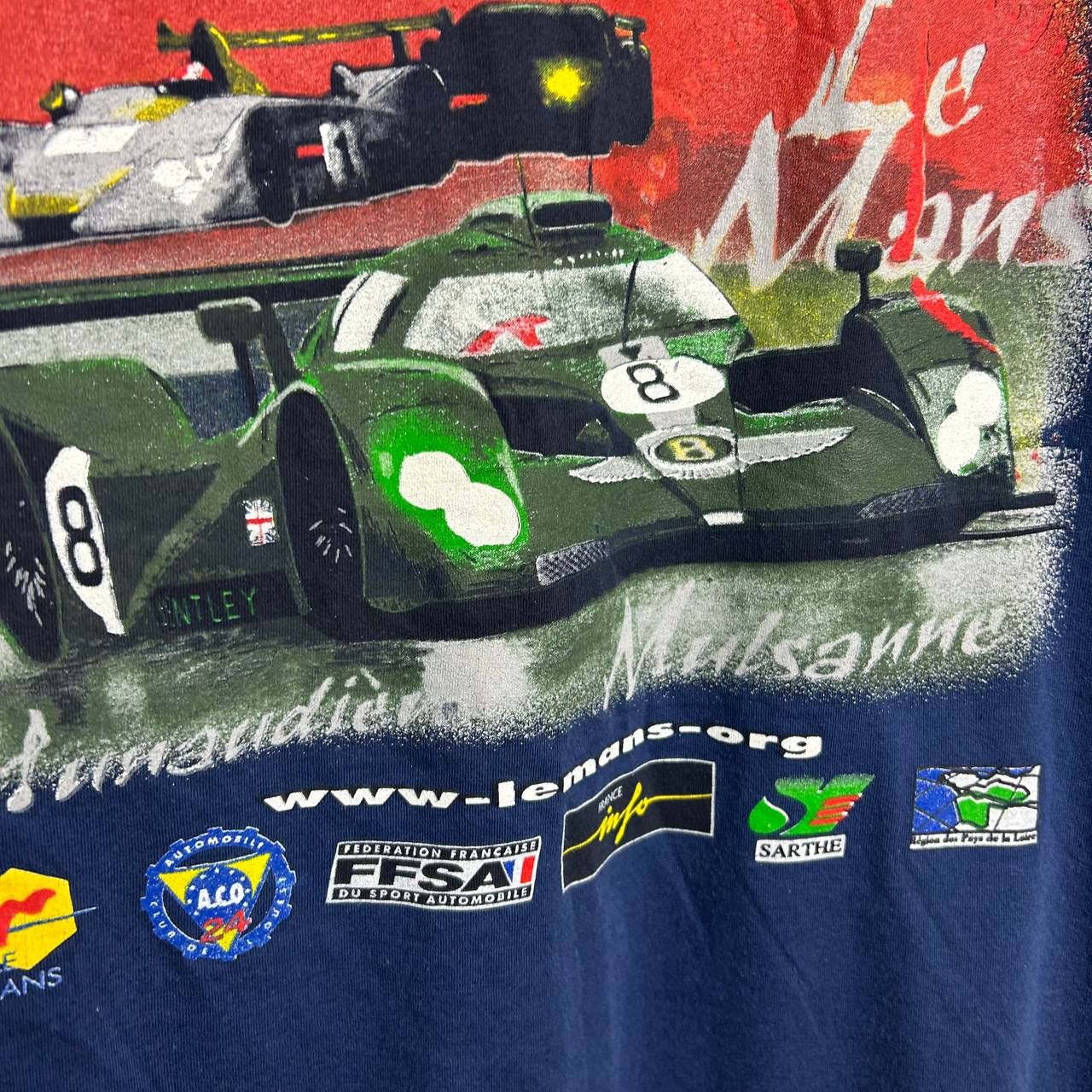 Bentley Vintage Bentley Big Logo screen stars 90s racing nascar tee Size US XXL / EU 58 / 5 - 4 Thumbnail