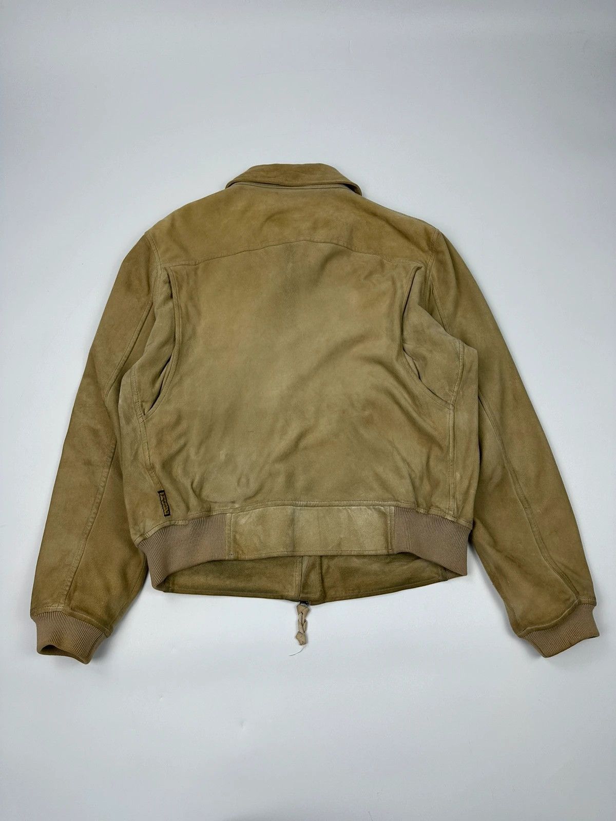 Armani Armani Jeans 90’s Cargo Pockets Suede Leather Bomber Jacket Size US L / EU 52-54 / 3 - 6 Thumbnail