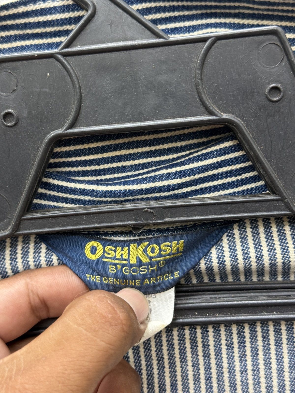 Oshkosh 💥🔥💥ARCHIVE VTG 70’s OSHKOSH HICKORY BLUE CHORE JACKET Size US M / EU 48-50 / 2 - 4 Thumbnail