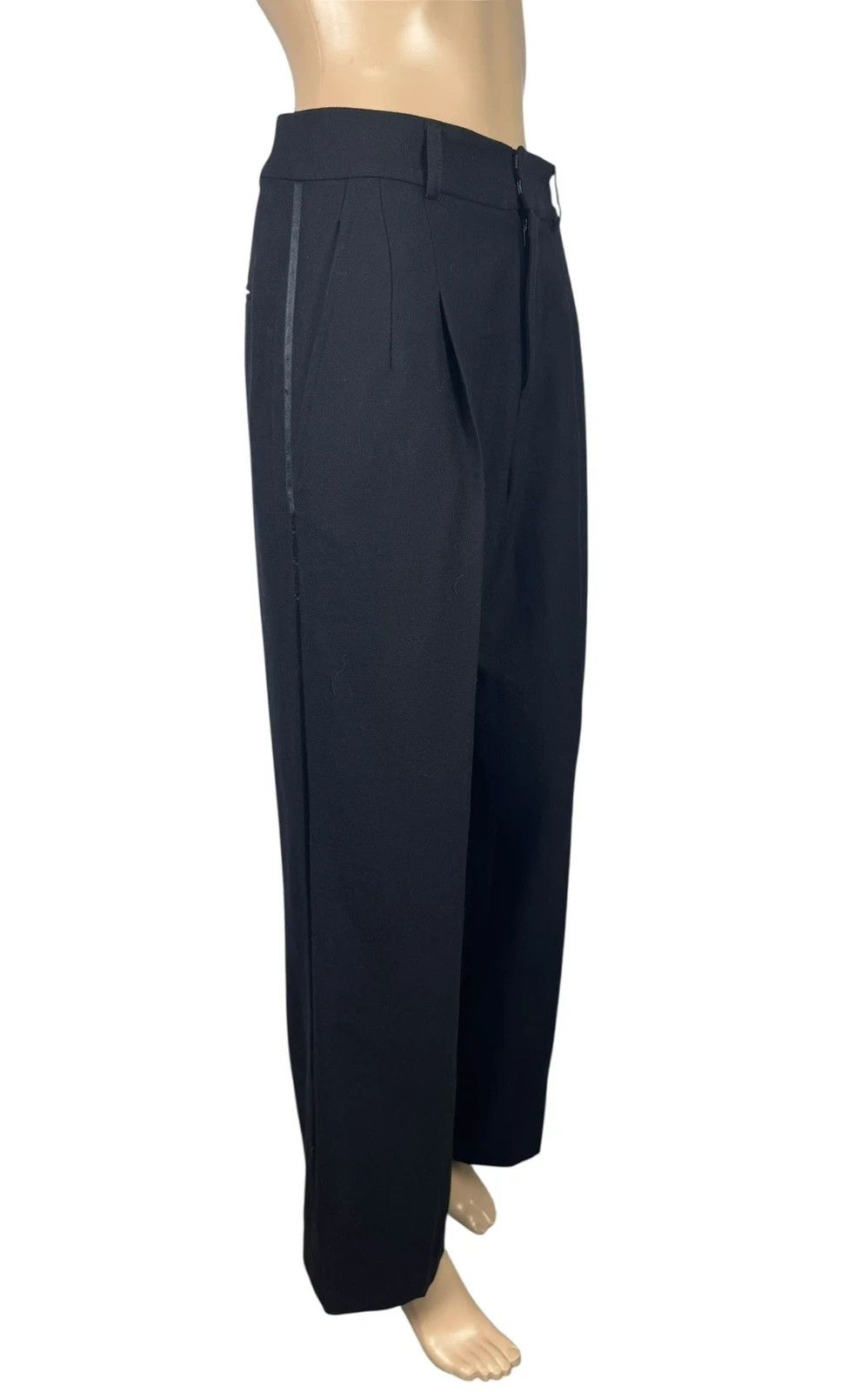 Kenzo Kenzo Paris Wide Leg Dress Pants Wool size 36 Size 26" / US 2 / IT 38 - 3 Thumbnail