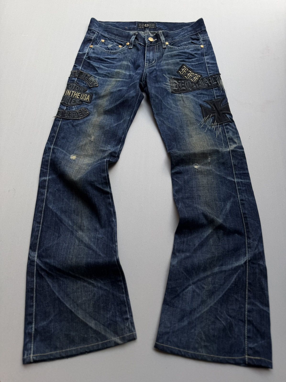 Japanese Brand Dixie flare jeans Size US 28 / EU 44 - 1 Thumbnail