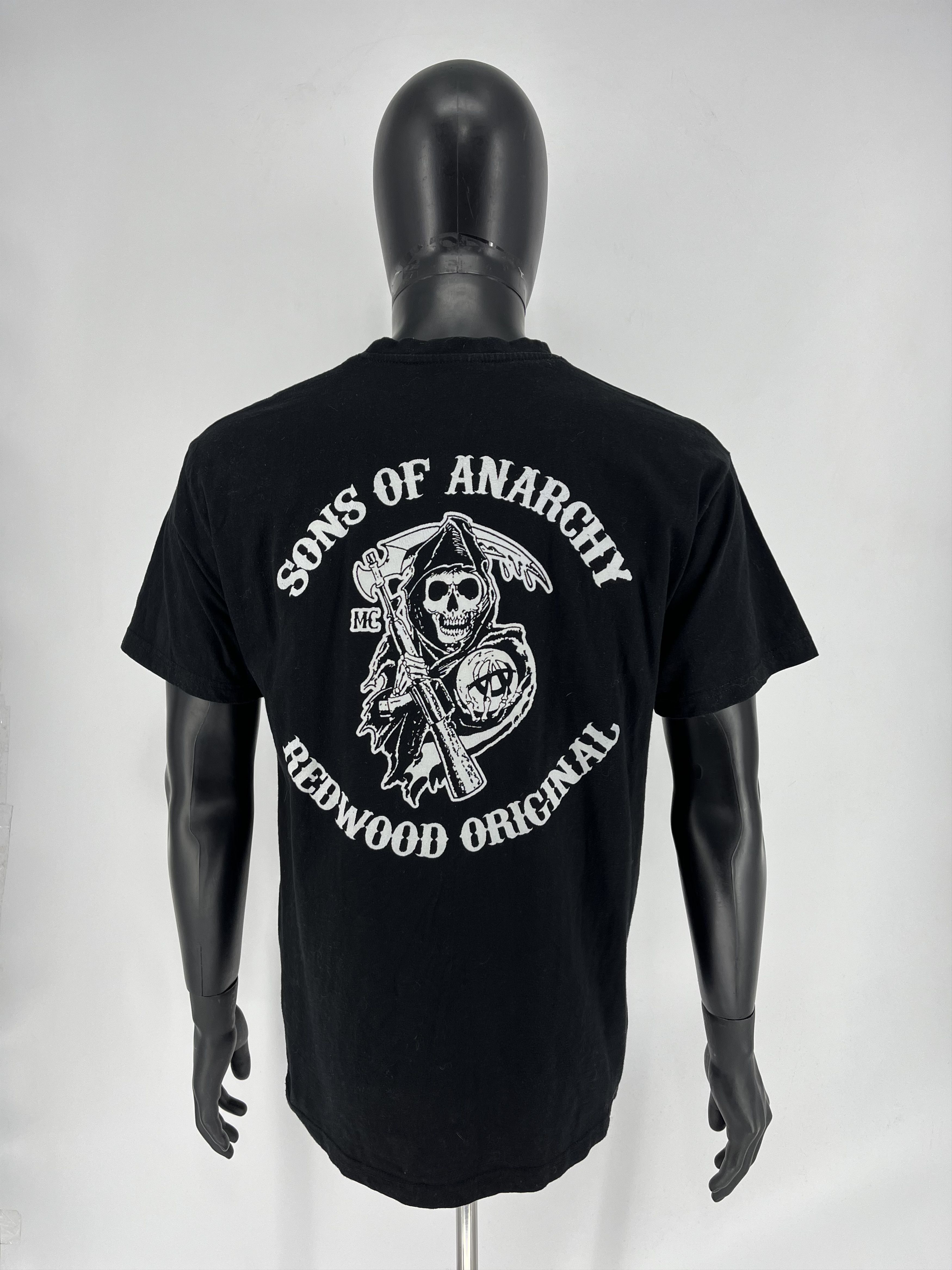 Band Tees × Vintage Vintage SOA Sons Of Anarchy Vintage Band Graphic Tee Faded Size US L / EU 52-54 / 3 - 9 Thumbnail