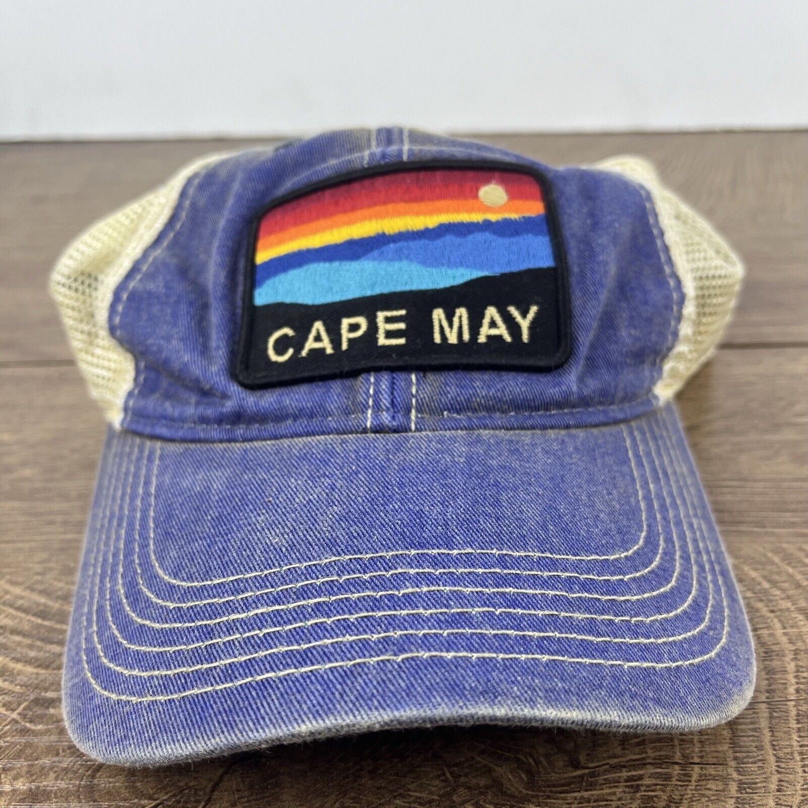 Other Cape May Hat New Jersey Snapback Hat Blue Adjustable Hat Blu Size ONE SIZE - 2 Thumbnail