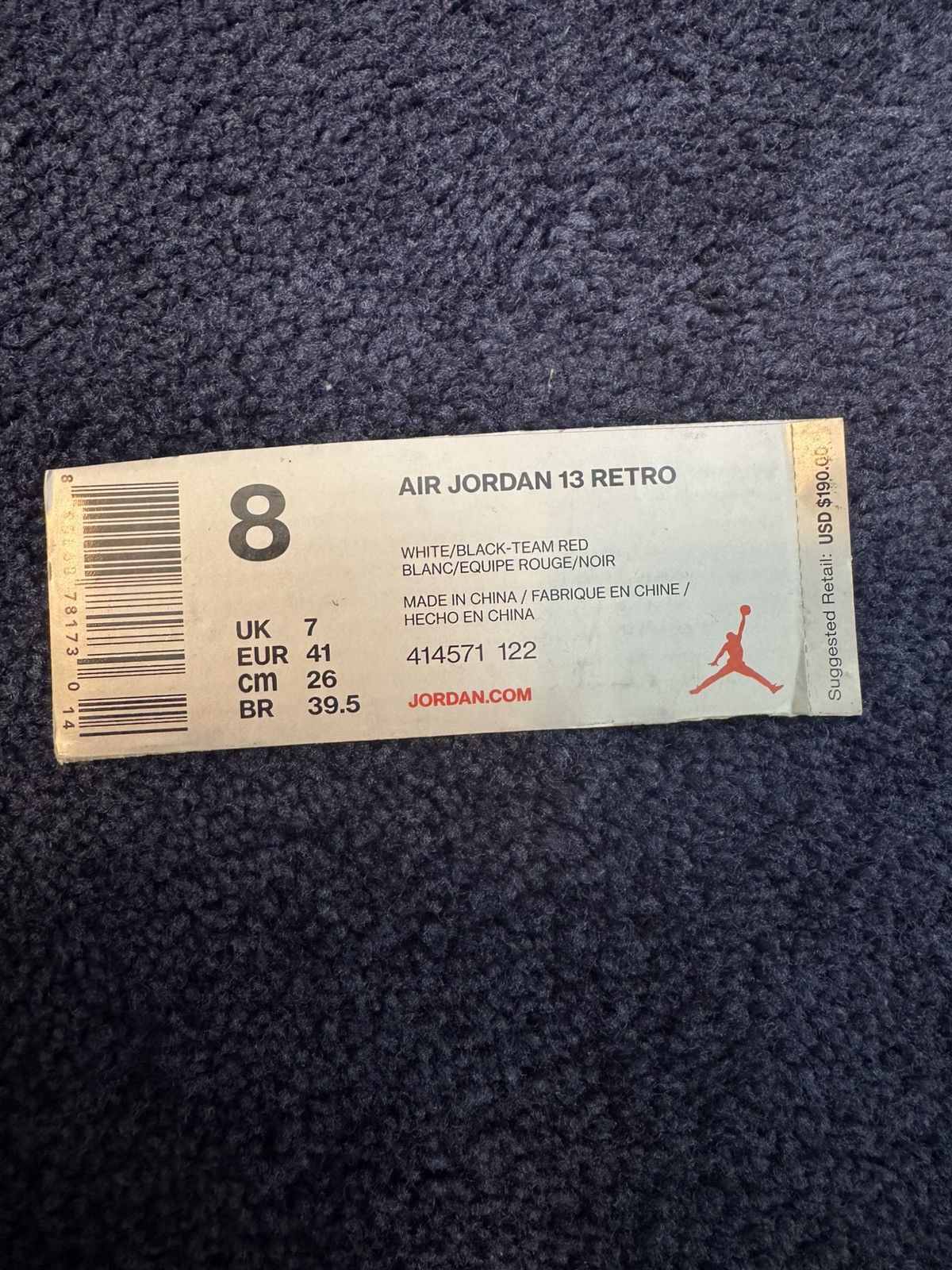 Jordan Brand AIR JORDAN 13 RETRO “Chicago 2017” (No box) Size US 8 / EU 41 - 7 Thumbnail