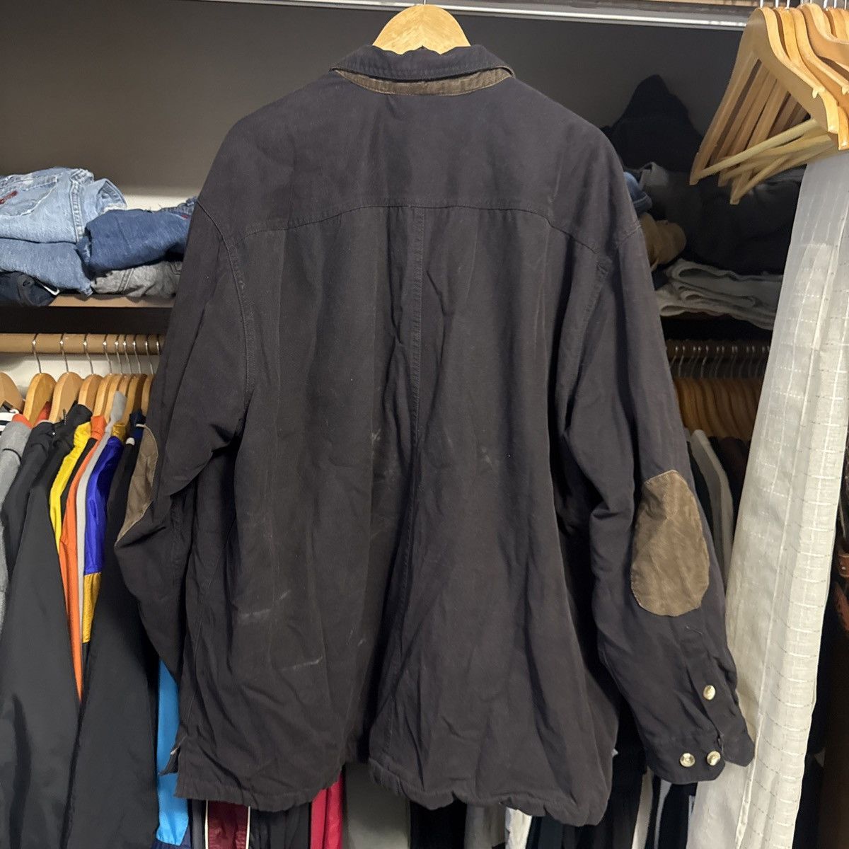 Basic Editions Basic Editions Men XXL Jacket Coat Button Up Long Sleeve Size US XXL / EU 58 / 5 - 4 Thumbnail