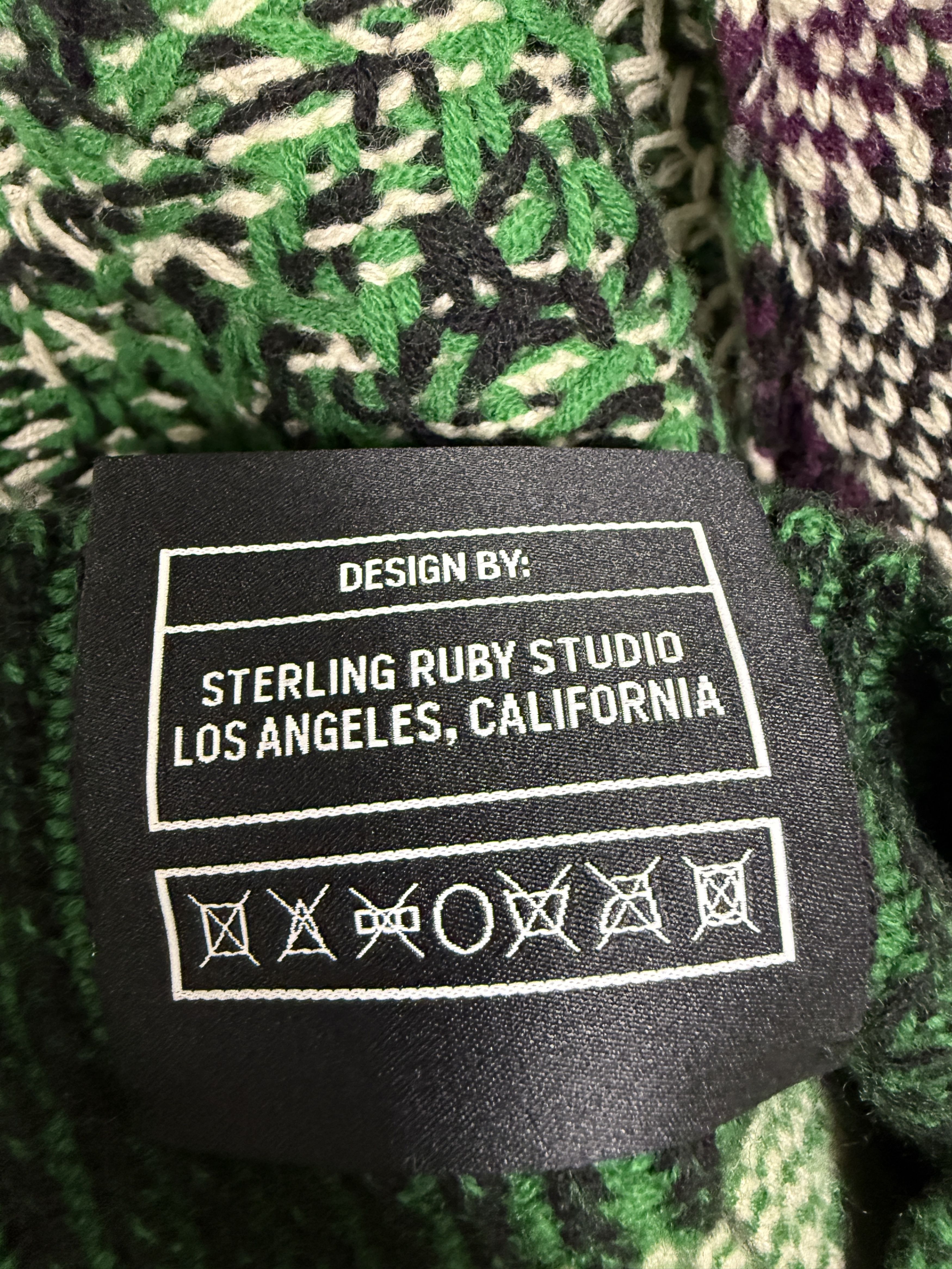 Sterling Ruby S.R. Studio Float Jacquard Crewneck Sweater Size US S / EU 44-46 / 1 - 15 Thumbnail