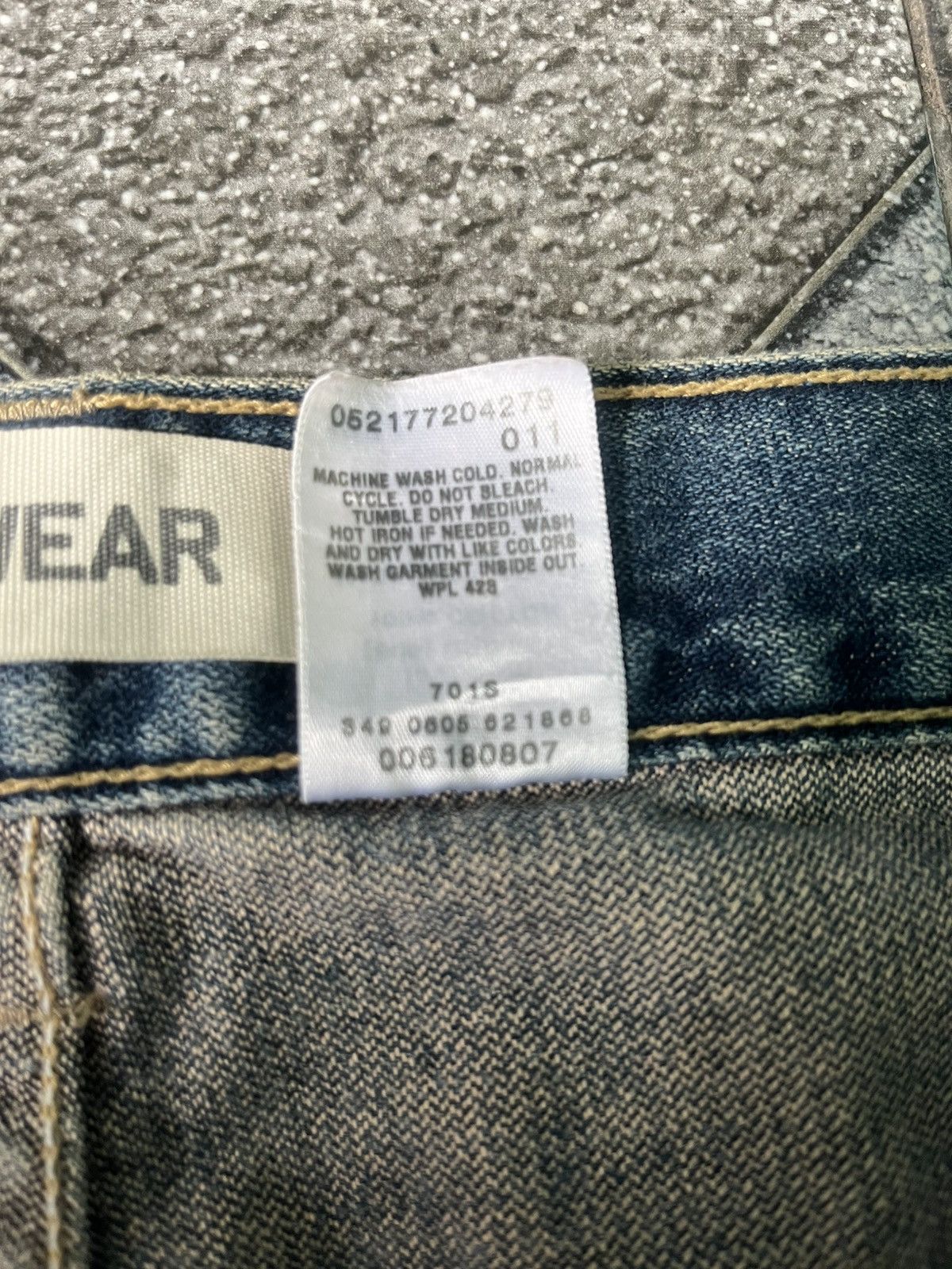 Levi's VINTAGE BAGGY LEVI'S WORKWEAR DENIM JEANS Size US 34 / EU 50 - 12 Thumbnail