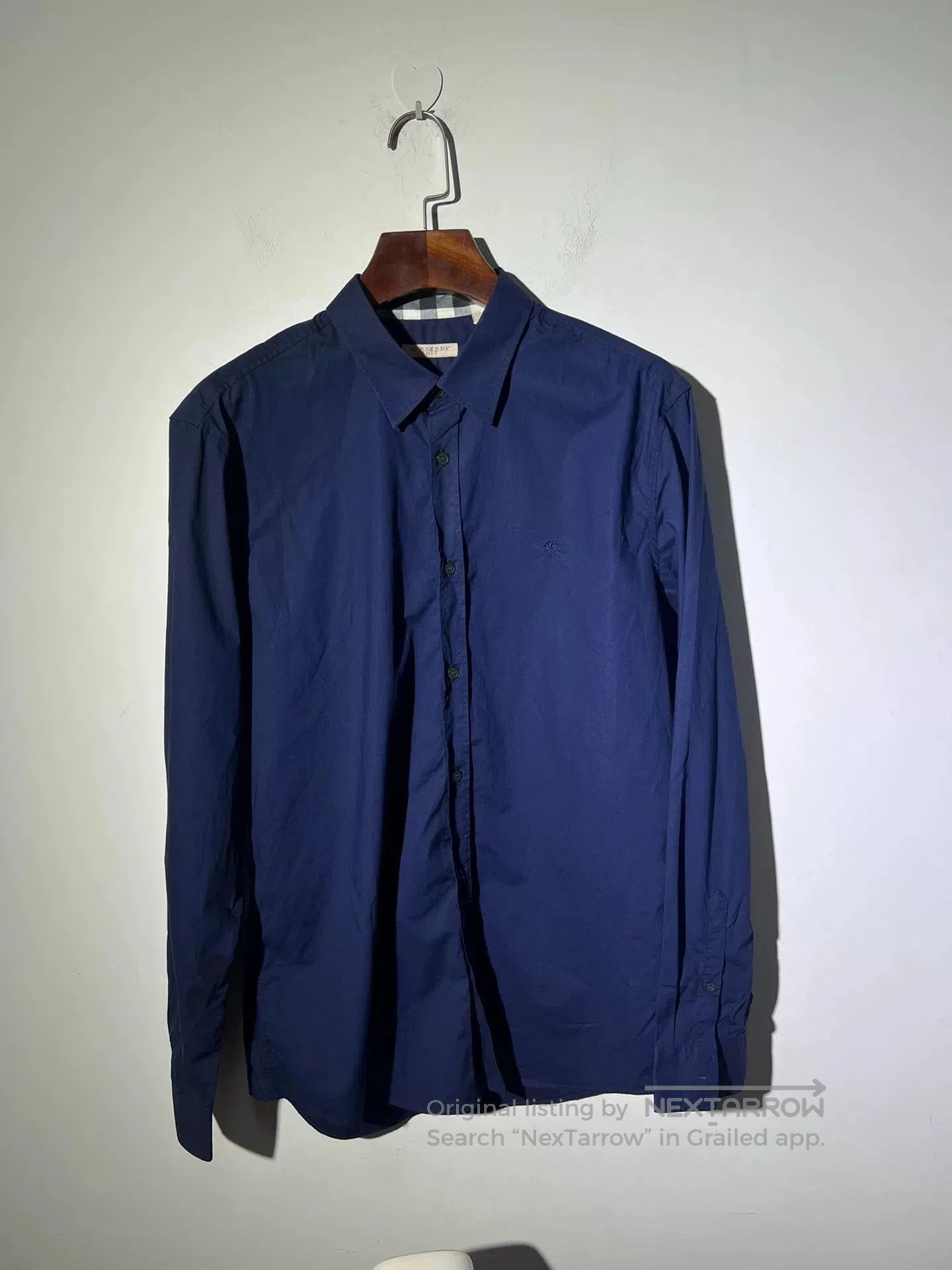 Burberry Burberry Classic Blue Business Shirt. Size US XL / EU 56 / 4 - 1 Thumbnail
