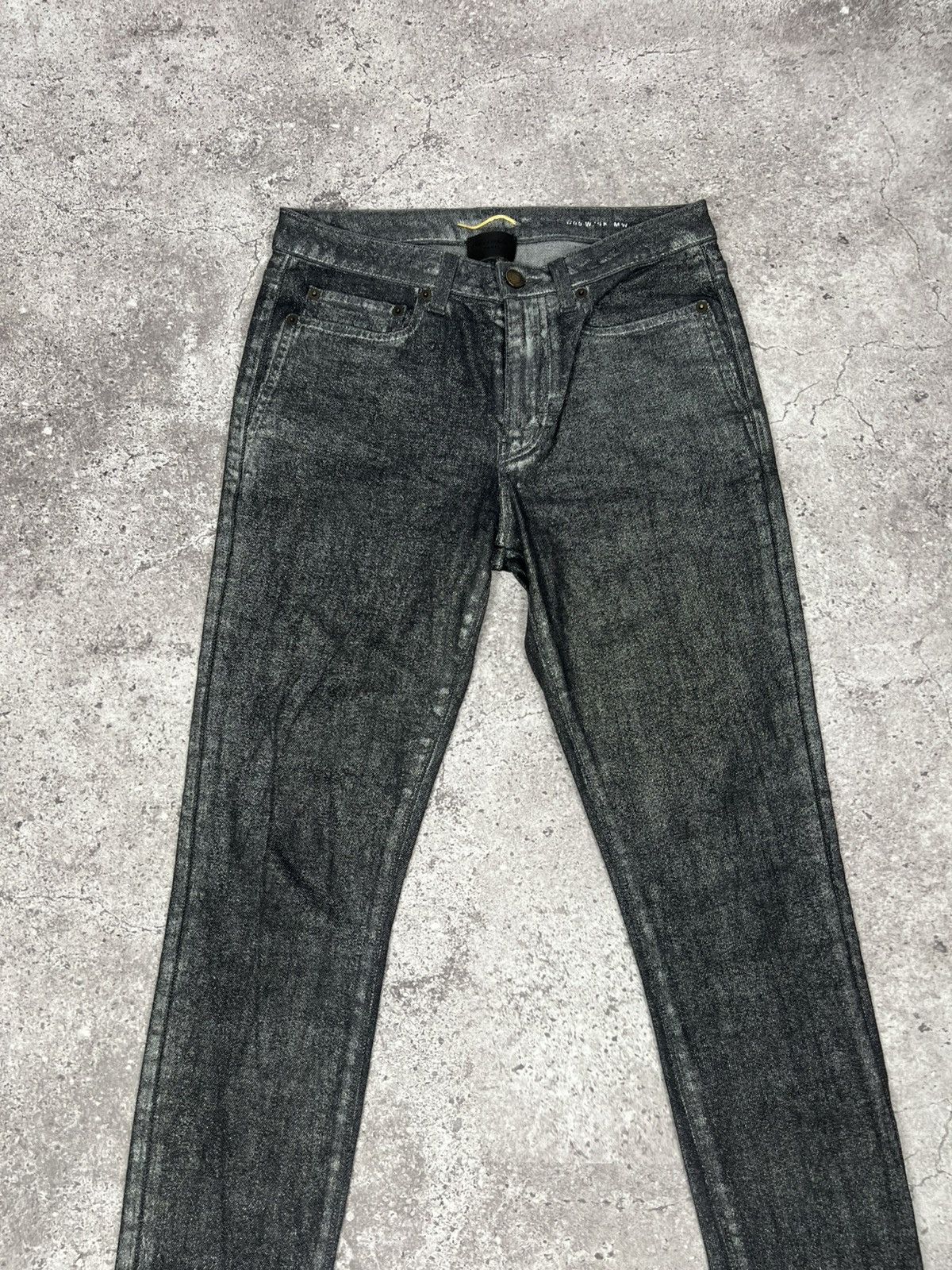 Saint Laurent Paris Saint Laurent Slim Skinny Jeans Grey Women's Size 28" / US 6 / IT 42 - 2 Thumbnail