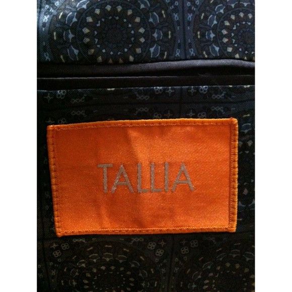 Tallia 350.00 TALLIA MEN'S NEW 100%WOOL SPORT COAT BLAZER SIZE:42R Size 42R - 5 Thumbnail