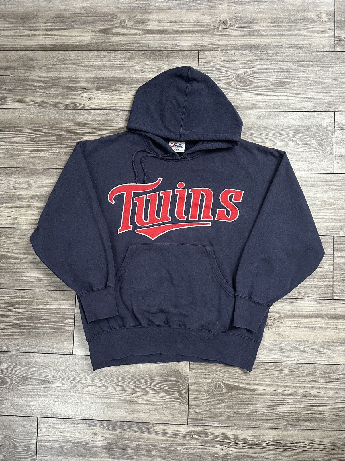 MLB Vintage Minnesota Twins Majestic Hoodie Size US L / EU 52-54 / 3 - 1 Thumbnail