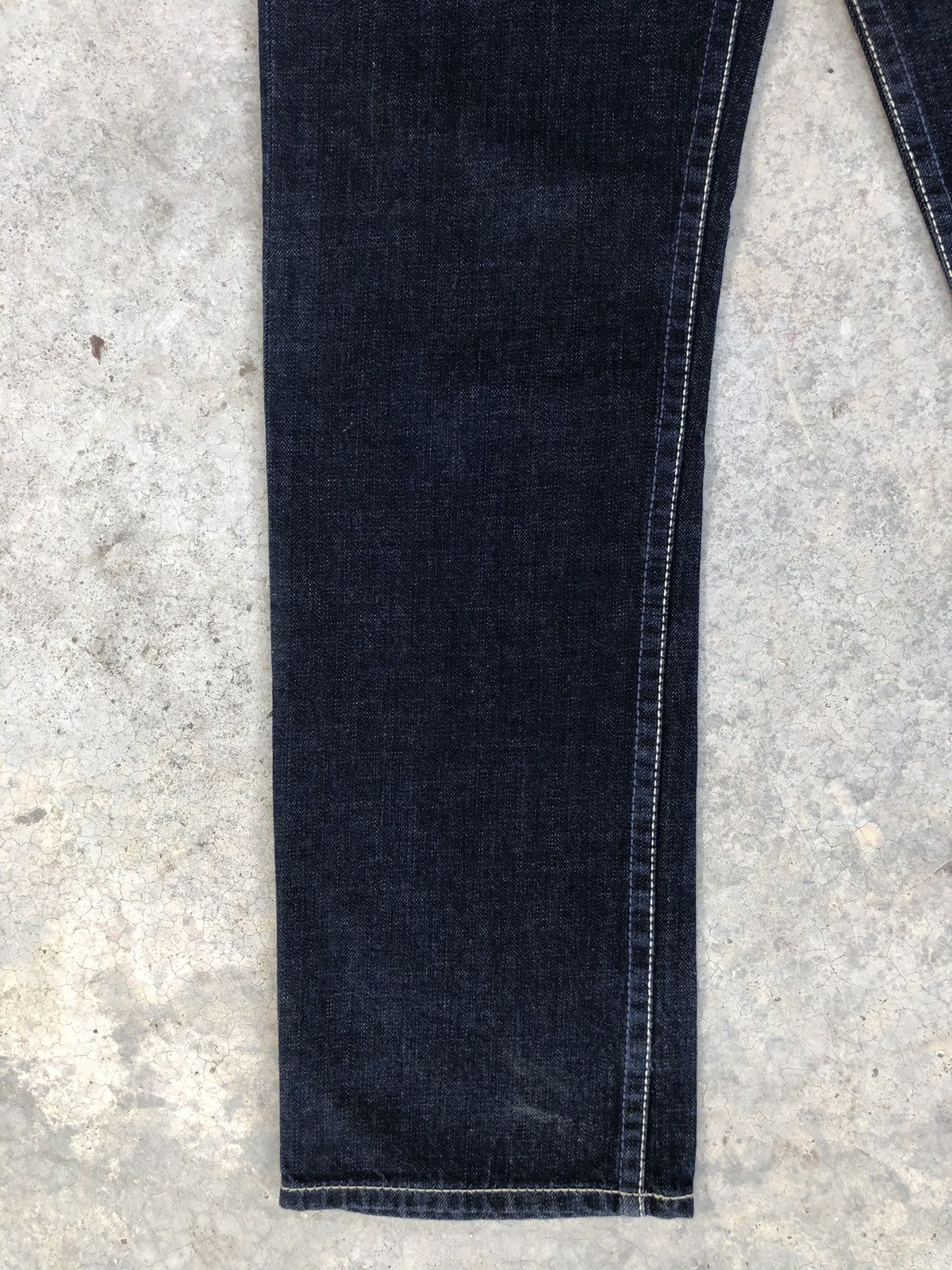 Japanese Brand Vintage Co & Lu Daicock Evisu Style Selvedge Big Logo Size US 31 - 6 Thumbnail