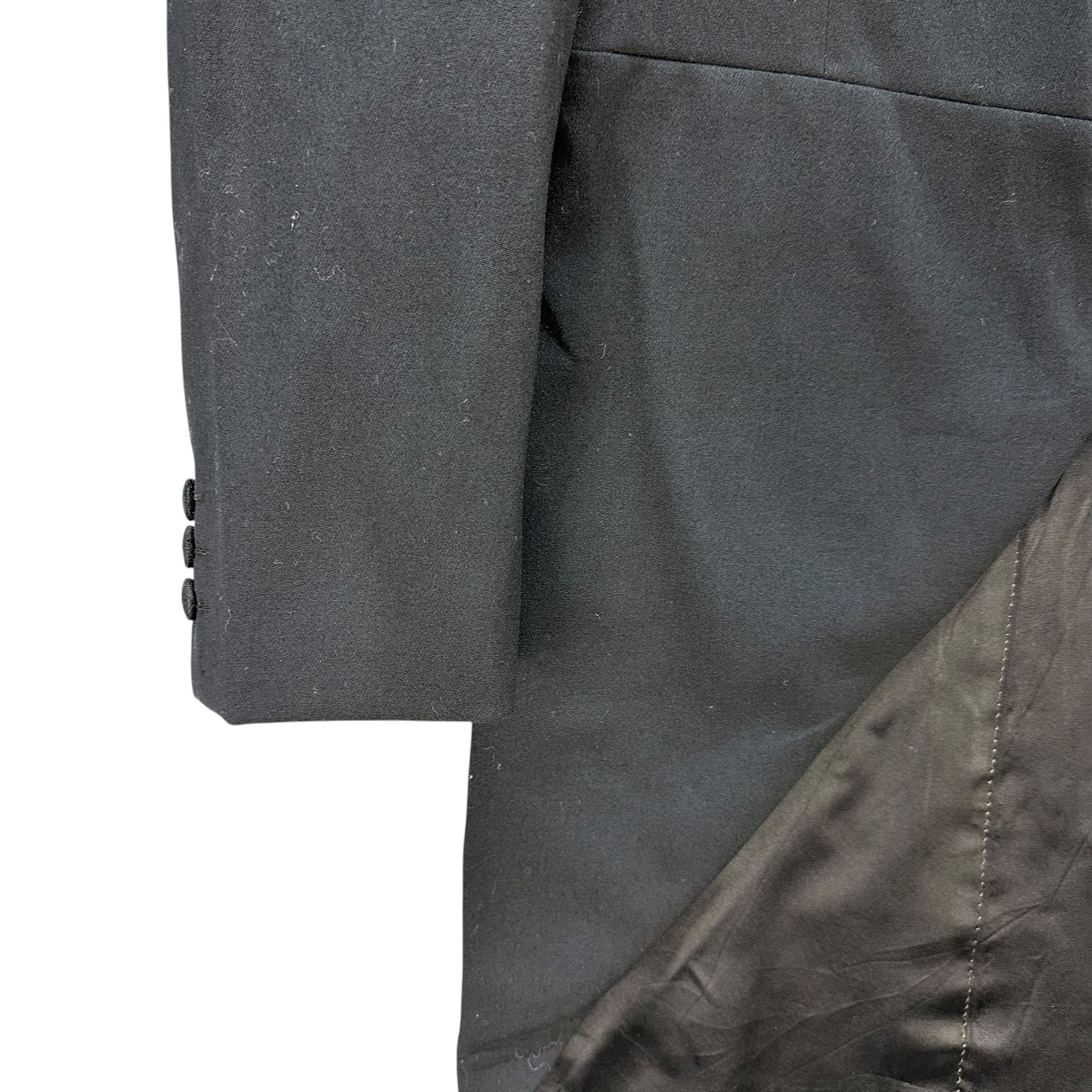 Vintage NOBLE LEBEN Magee Black Wool Morning Coat #A72-1747 Size US M / EU 48-50 / 2 - 4 Thumbnail