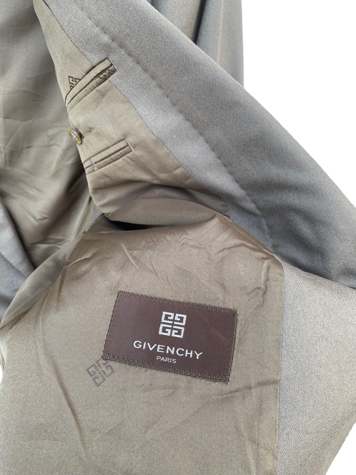 Givenchy × Vintage Vintage Givenchy Double Breast Blazer Jacket Size 42R - 4 Thumbnail