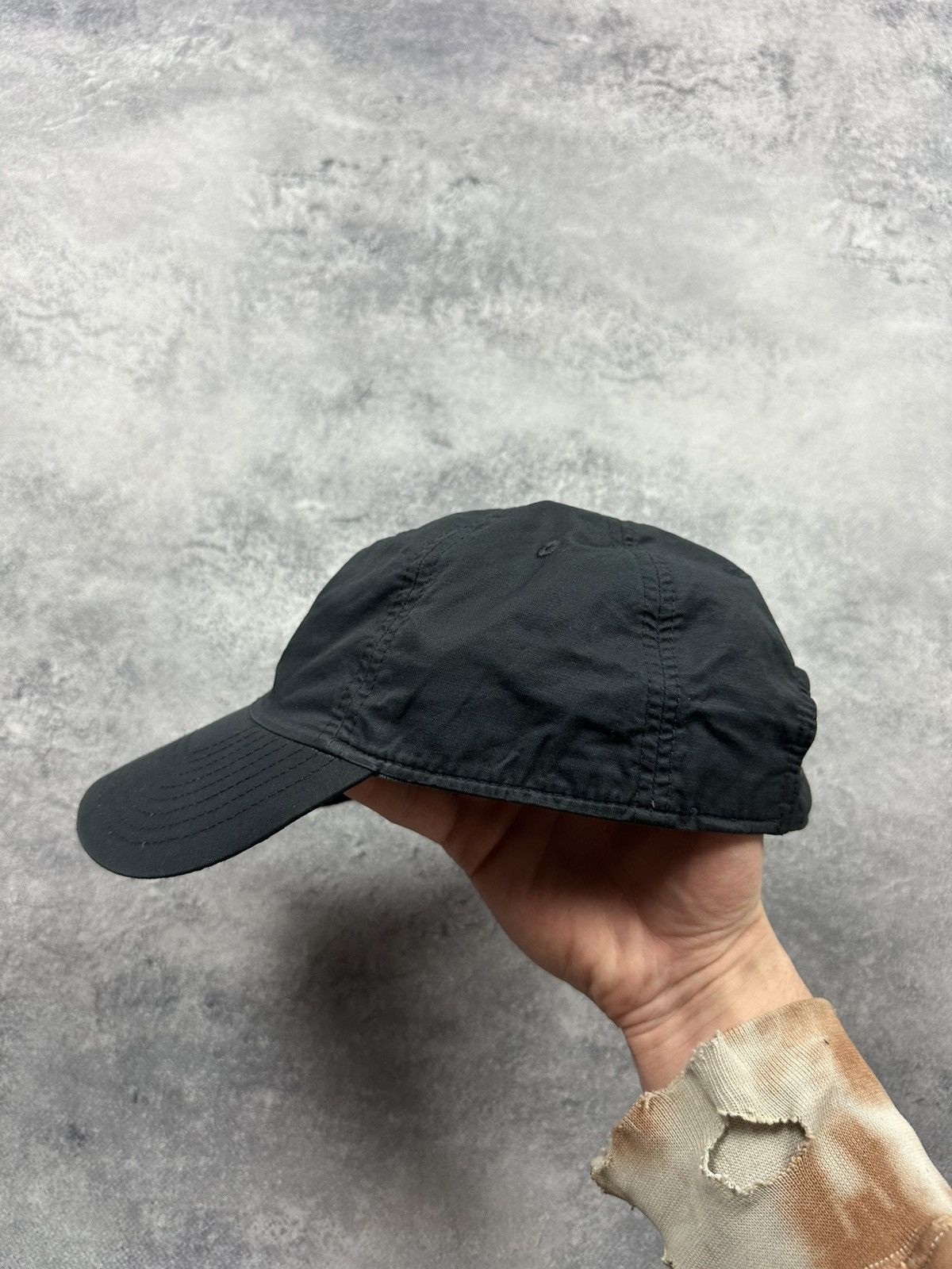 Jordan Brand Vintage Air Jordan Nike Cap Small Centre Logo Black Y2K Hat Size ONE SIZE - 7 Thumbnail