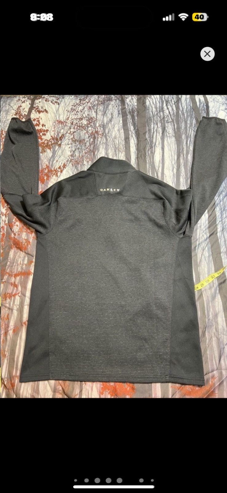 Oakley ***FINAL DROP***RARE 00s OAKLEY TECHNICAL 1/4 ZIP SWEATER L Size US L / EU 52-54 / 3 - 10 Thumbnail