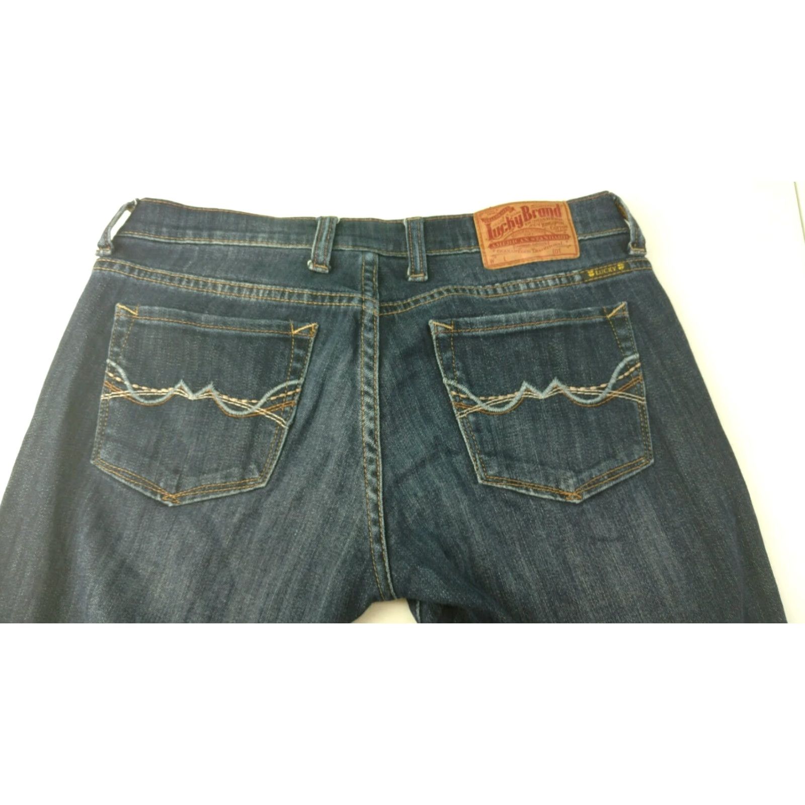 Lucky Brand Womens Lucky Brand Jeans Boot Cut 4 Regular Inseam 30 Blue Cotton Blend Spandex Medium Wash Vintage No Size 27" / US 4 / IT 40 - 2 Thumbnail