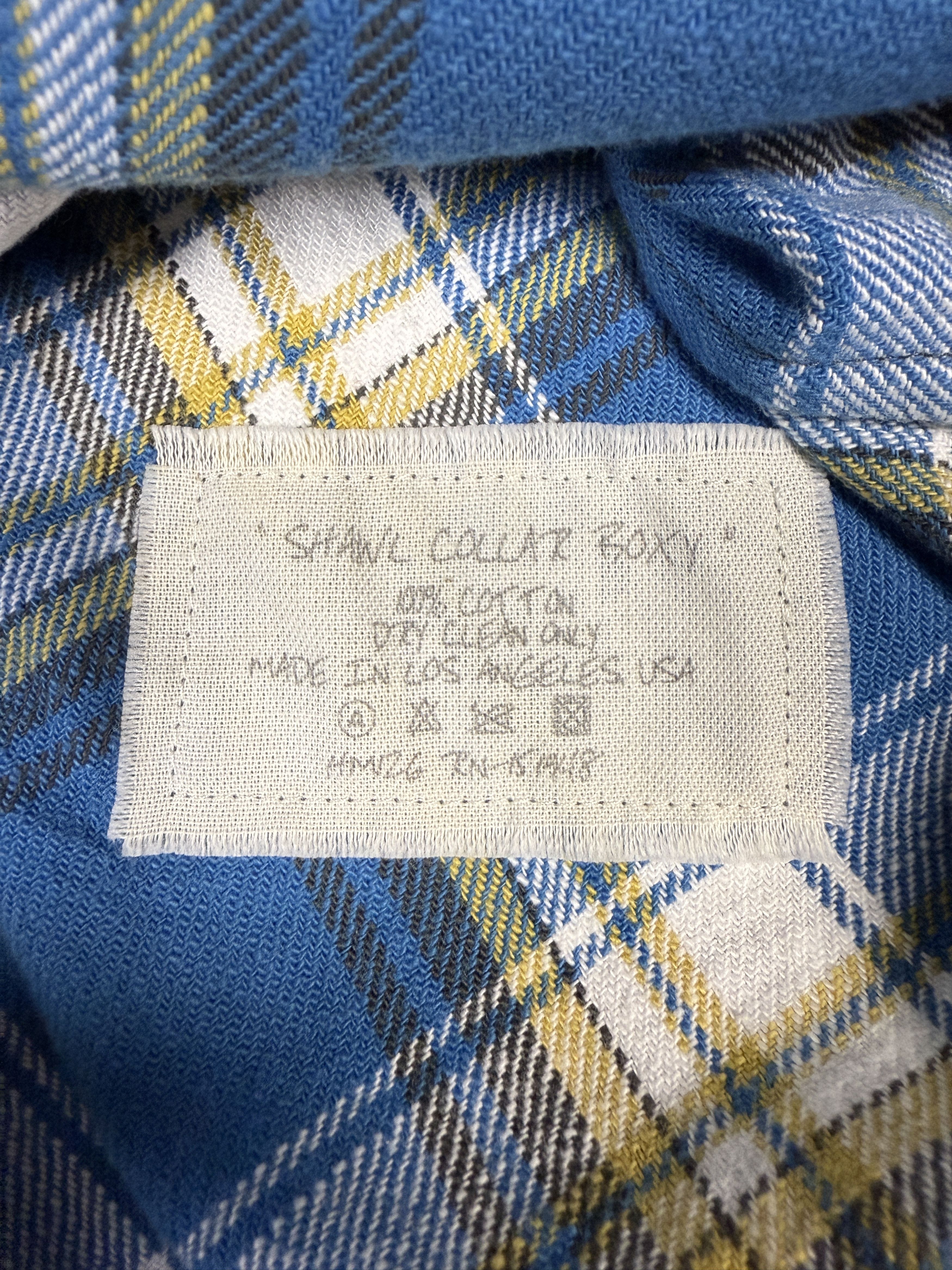 Greg Lauren Greg Lauren Shawl Collar Plaid Boxy Jacket Size US M / EU 48-50 / 2 - 9 Thumbnail