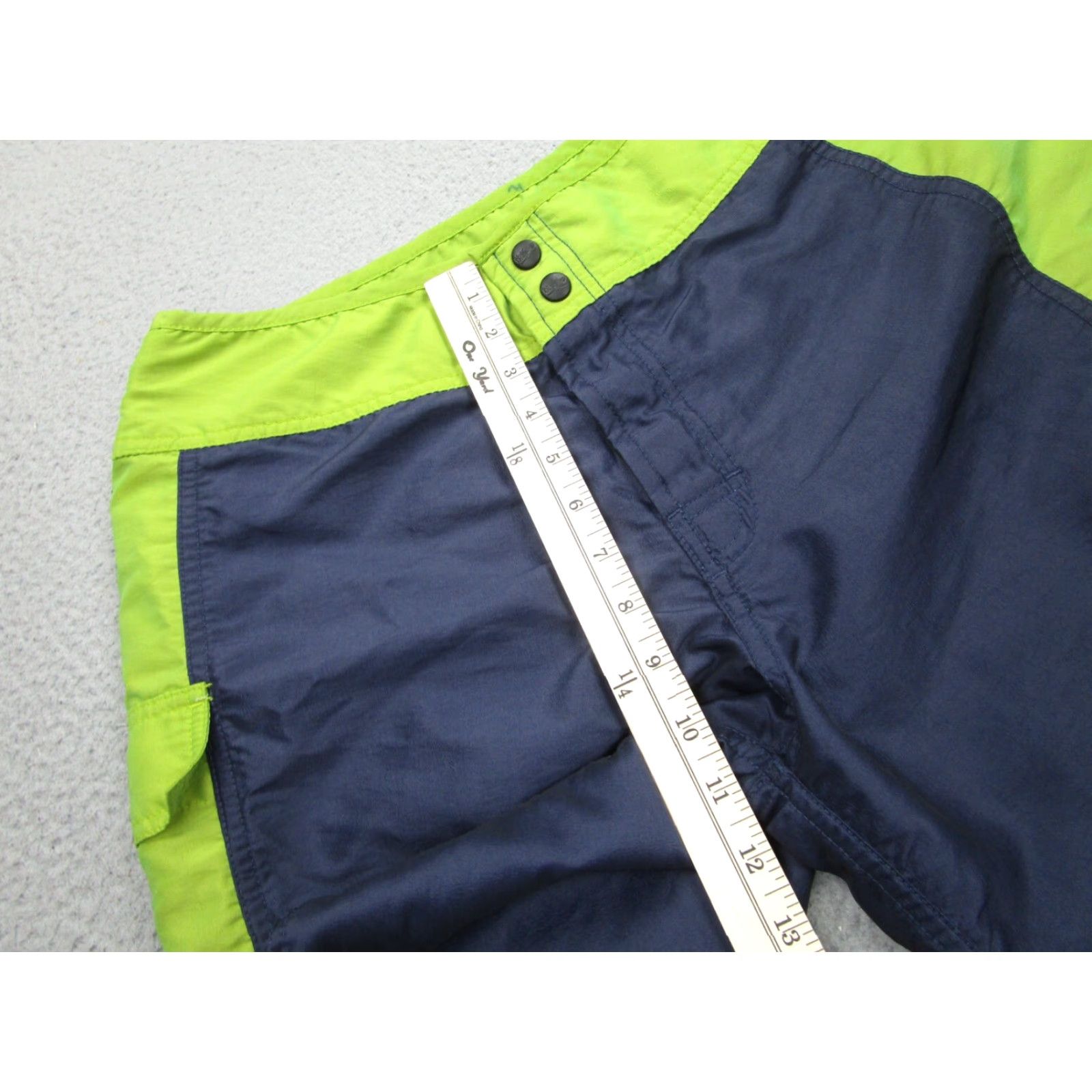 Mossimo VINTAGE Mossimo Shorts Mens 32 Blue Green Neon Swim Trunks Surf 80s 90s Size US 32 / EU 48 - 7 Thumbnail