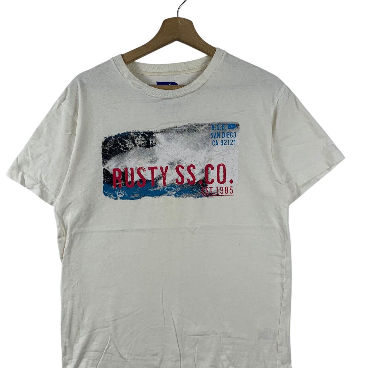 Rusty RUSTY SS SURF San Diego California Store Edition Tee Shirt Size US S / EU 44-46 / 1 - 3 Thumbnail
