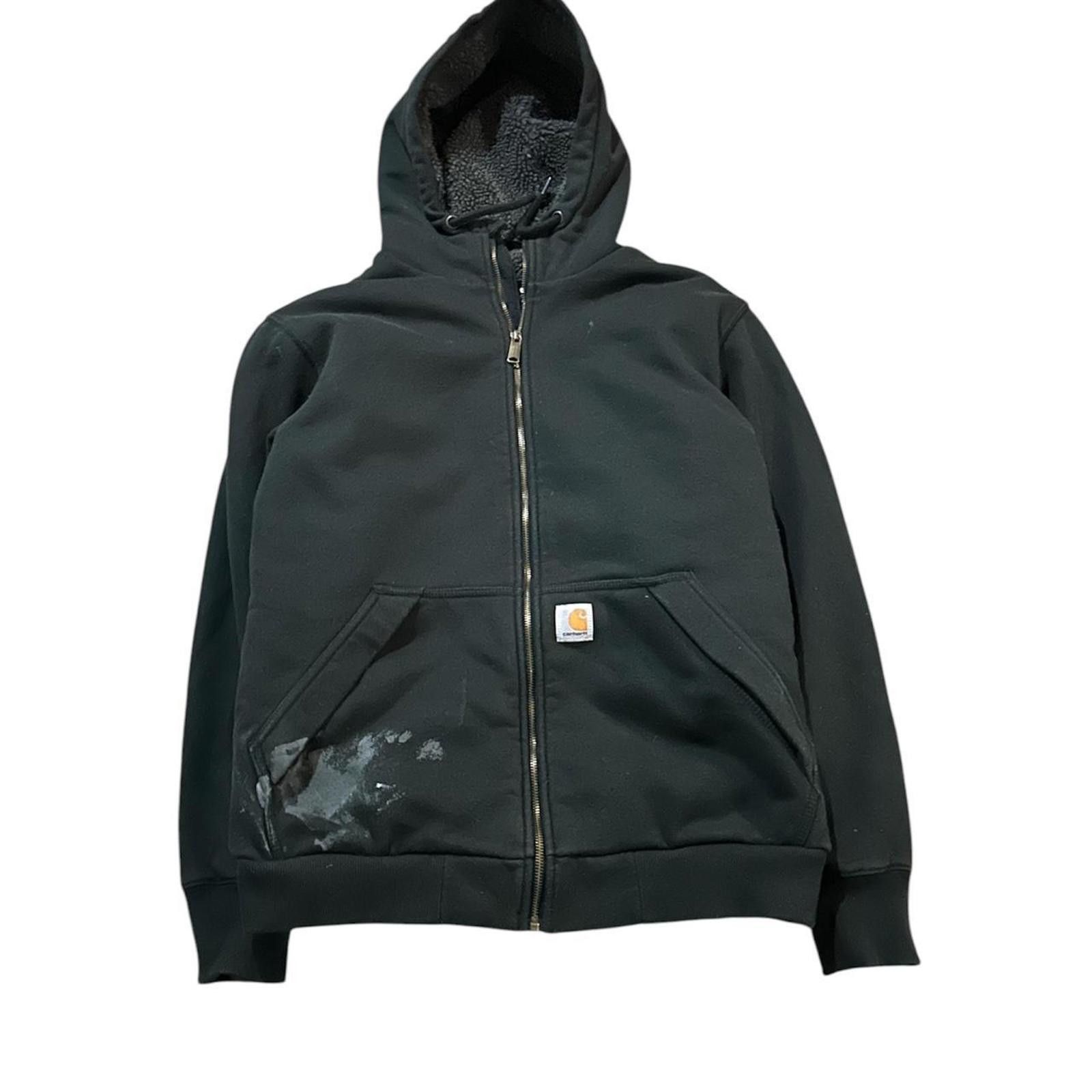 Carhartt × Stussy Stussy Carhartt zip up hoodie M | Grailed