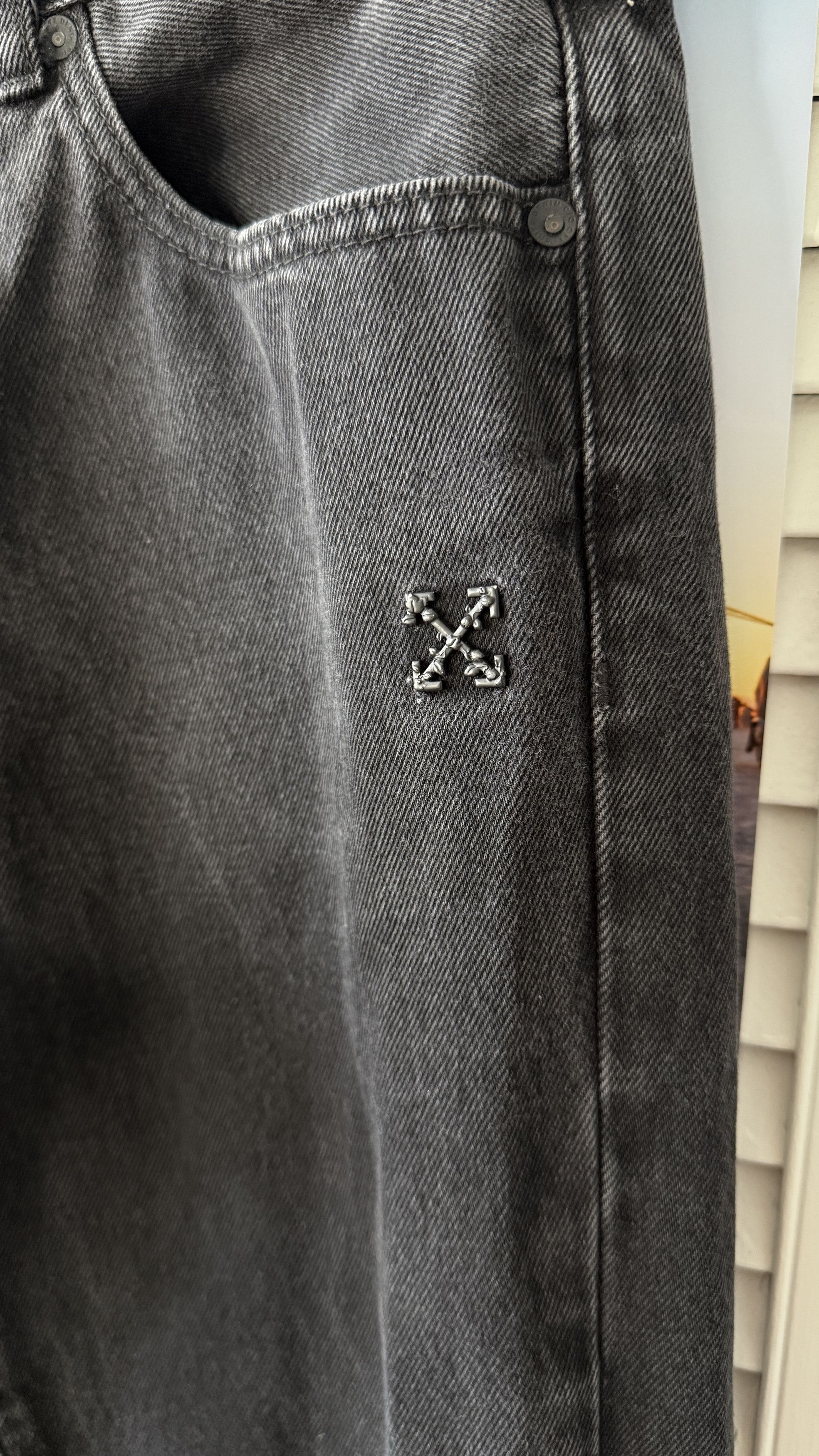 Off-White Denim Jeans Drawstring Size US 34 / EU 50 - 2 Thumbnail