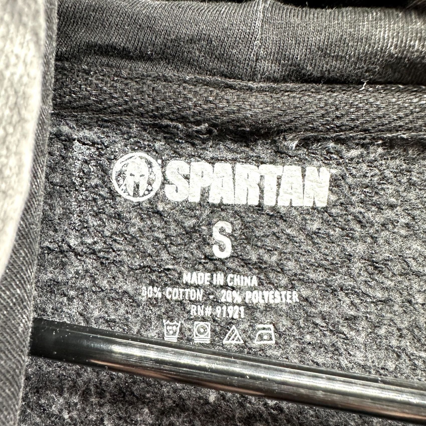 Vintage Spartan Hoodie Gray Men's Small Pullover Long Sleeve Fleece Pocket Classic Winter Size US S / EU 44-46 / 1 - 7 Thumbnail
