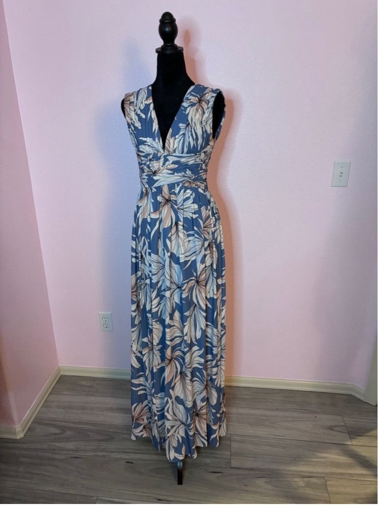 Dress the Population Dress the Population Dress Small Blue Floral Size S / US 4 / IT 40 - 1 Thumbnail
