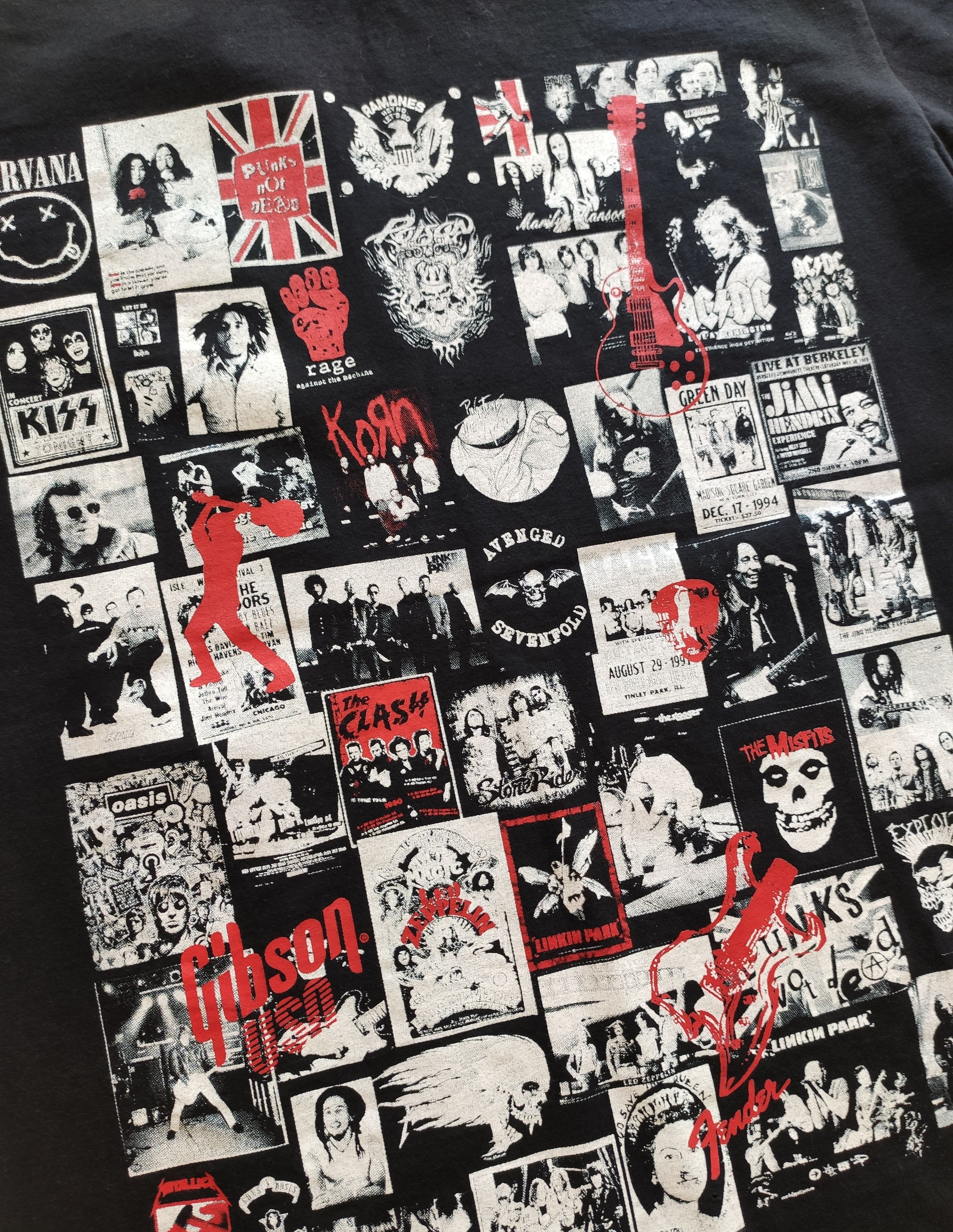 Band Tees × Vintage Rare vintage woodstock rock metal t-shirt 90s 00s Size US M / EU 48-50 / 2 - 4 Thumbnail