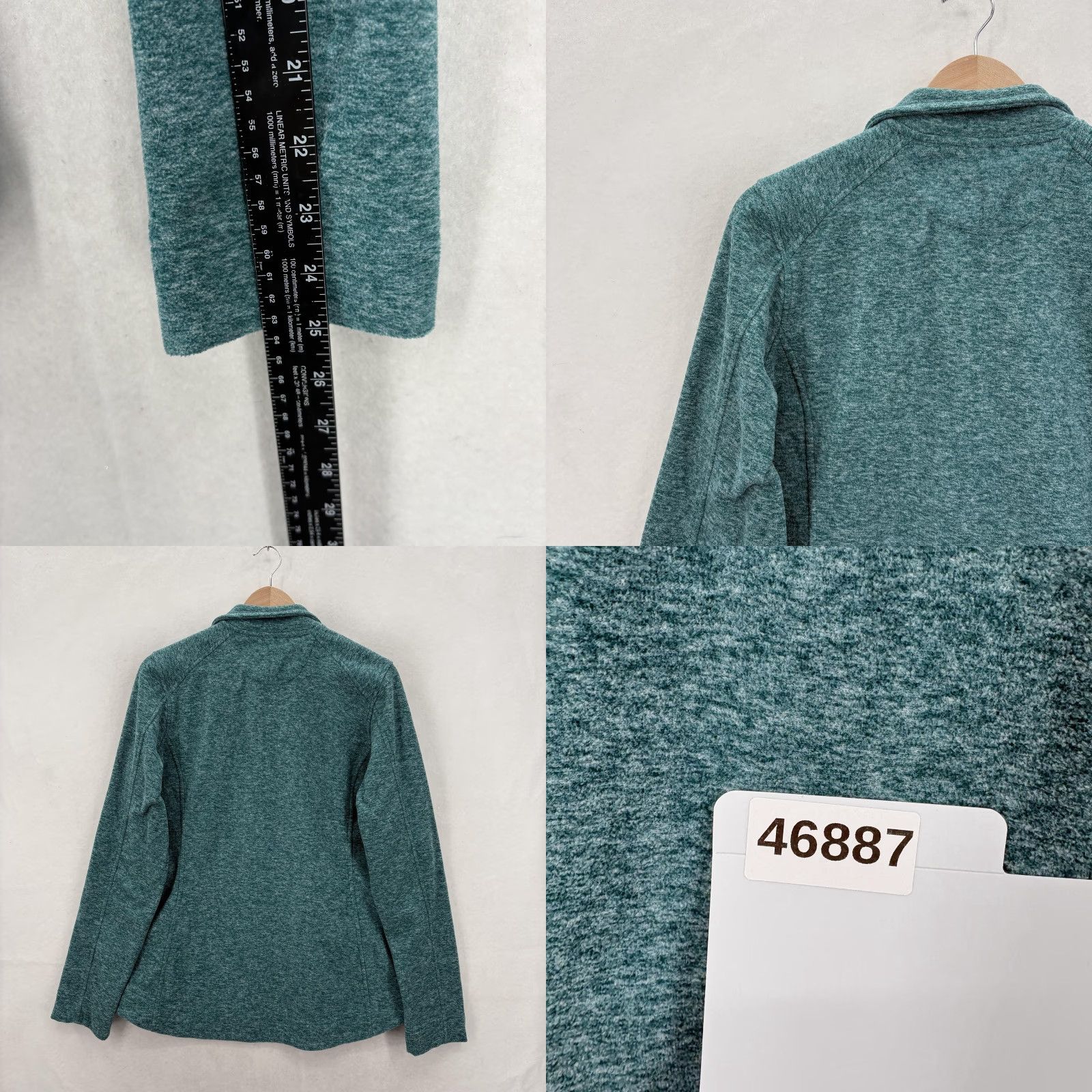 Duluth Trading Company Duluth Frost Lake Fleece Pullover Womens Large Green Mock Neck Snap Up Hiking Sweatshirt Pullover Zip Pocket Zipper Tagless Size L / US 10 / IT 46 - 8 Thumbnail